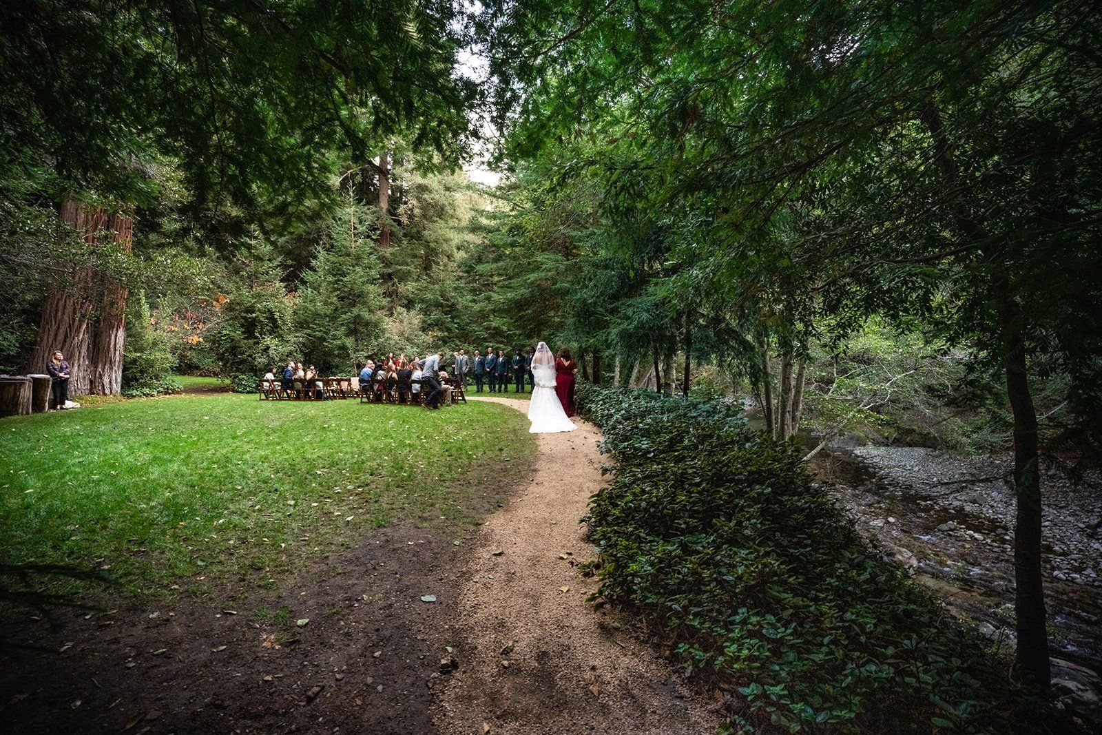 redwoods micro wedding at glen oaks big sur, A 27-Guest Redwood Ceremony in the Grove at Glen Oaks Big Sur