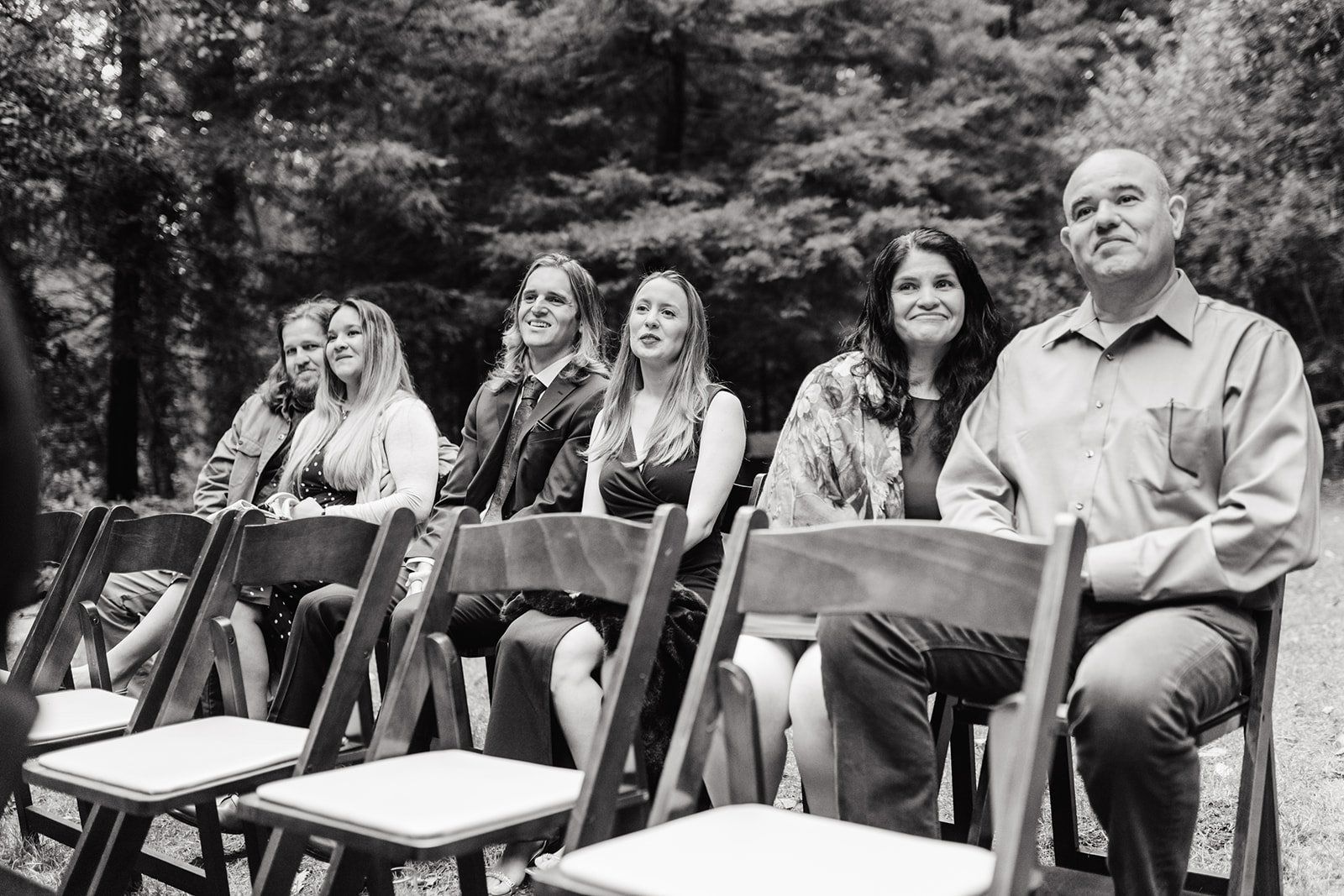 redwoods micro wedding at glen oaks big sur, A 27-Guest Redwood Ceremony in the Grove at Glen Oaks Big Sur