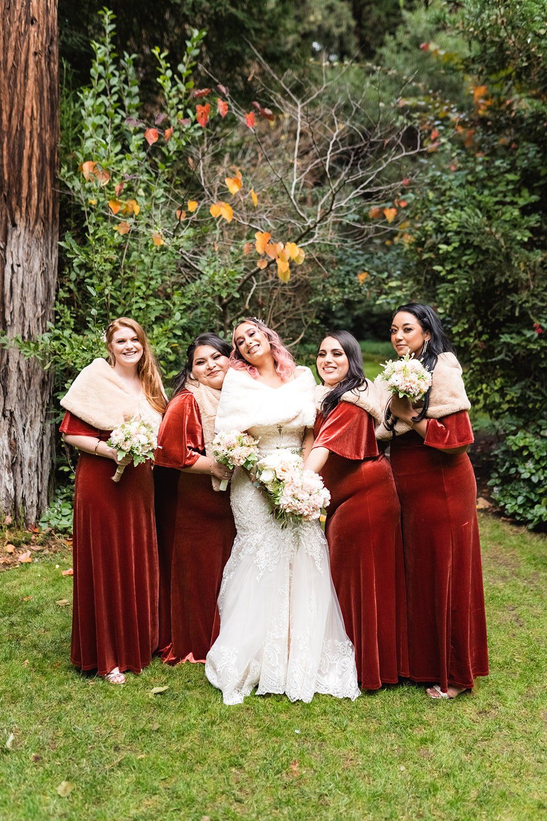redwoods micro wedding at glen oaks big sur, Portraits in the Forest at a Big Sur Lodge