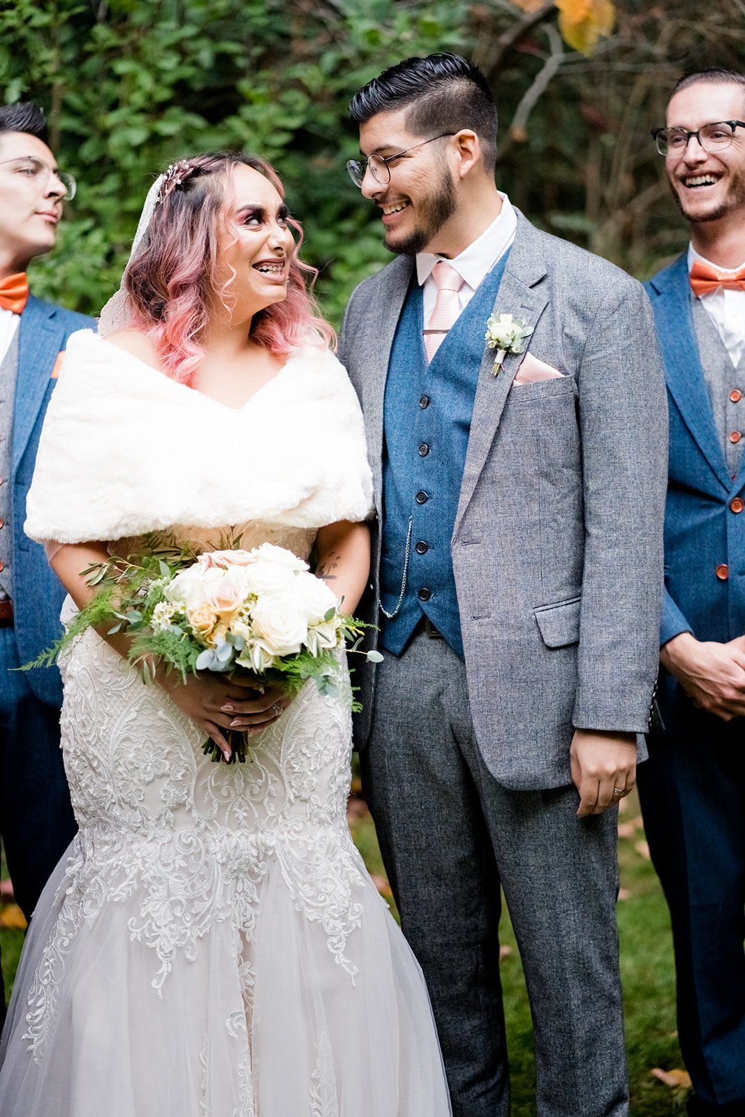 redwoods micro wedding at glen oaks big sur, Portraits in the Forest at a Big Sur Lodge