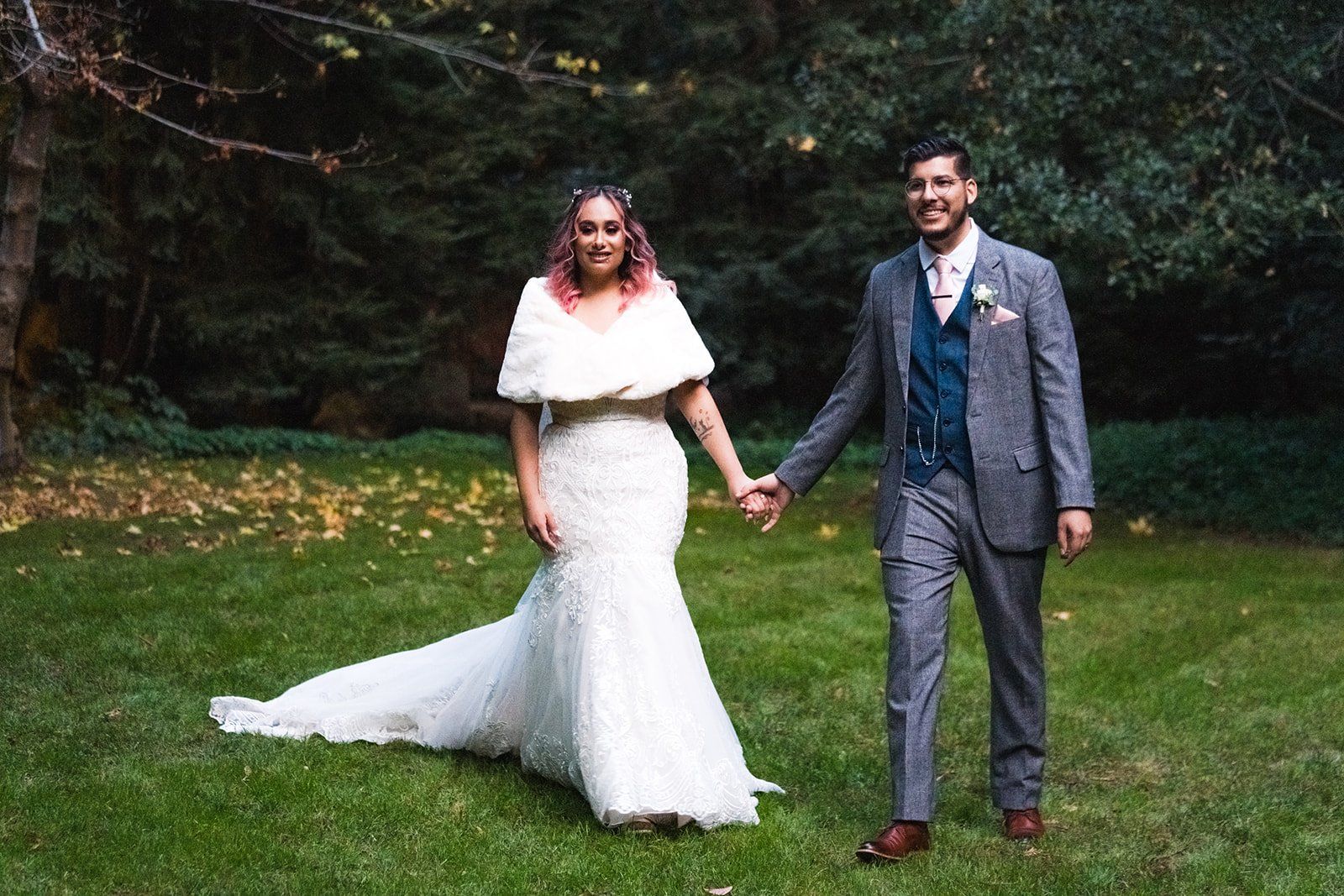 redwoods micro wedding at glen oaks big sur, Portraits in the Forest at a Big Sur Lodge