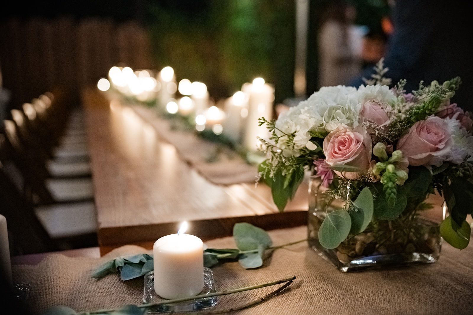 redwoods micro wedding at glen oaks big sur, Dinner on the Back Patio