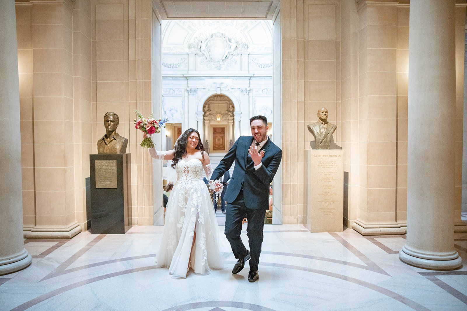 private oceanfront reception at the beach chalet, A First Dance on the Marble, Then Portraits