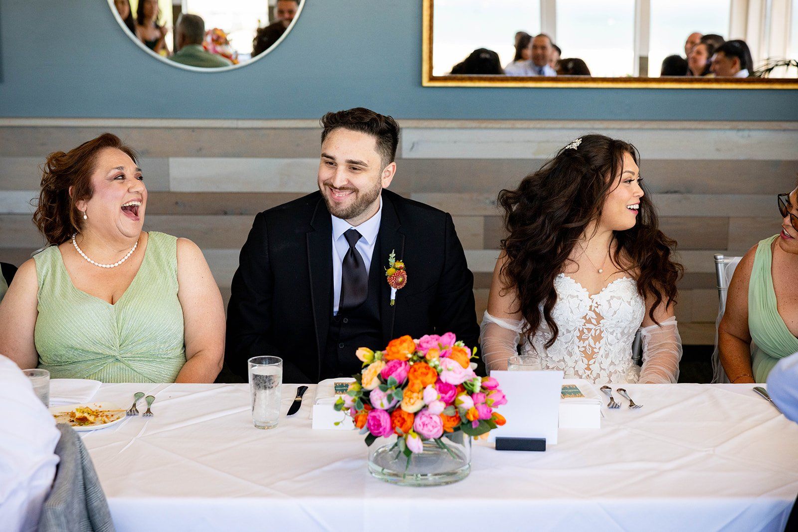 private oceanfront reception at the beach chalet, Dinner Over Ocean Beach at the Beach Chalet