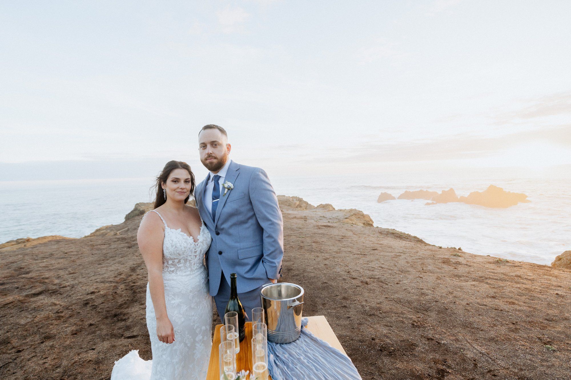 halloween cliffside elopement in jenner, Portraits Along the Sonoma Coast Headlands