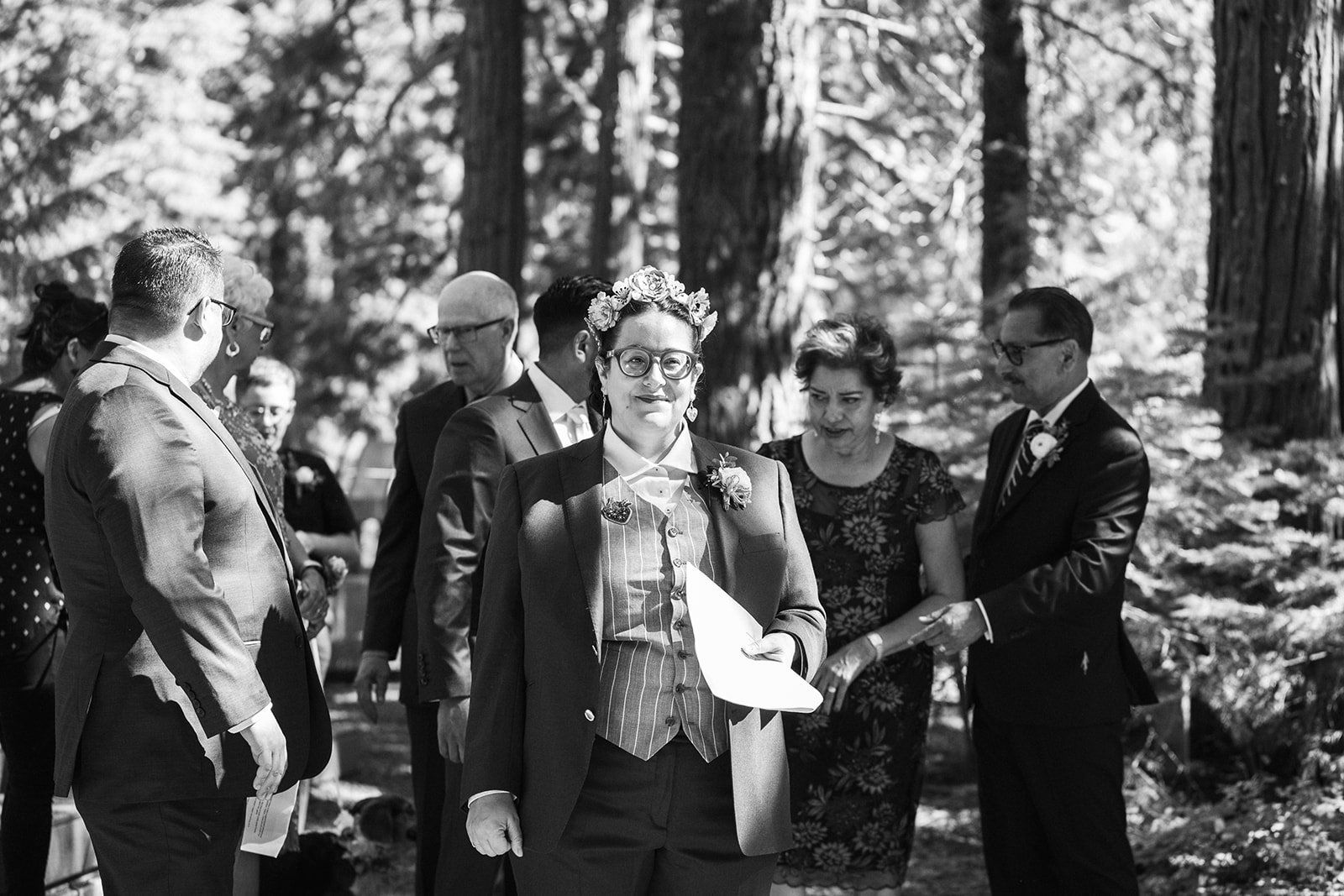 mountain wedding at twenty mile house, A Mountain Ceremony in the Sierra Nevada Pines