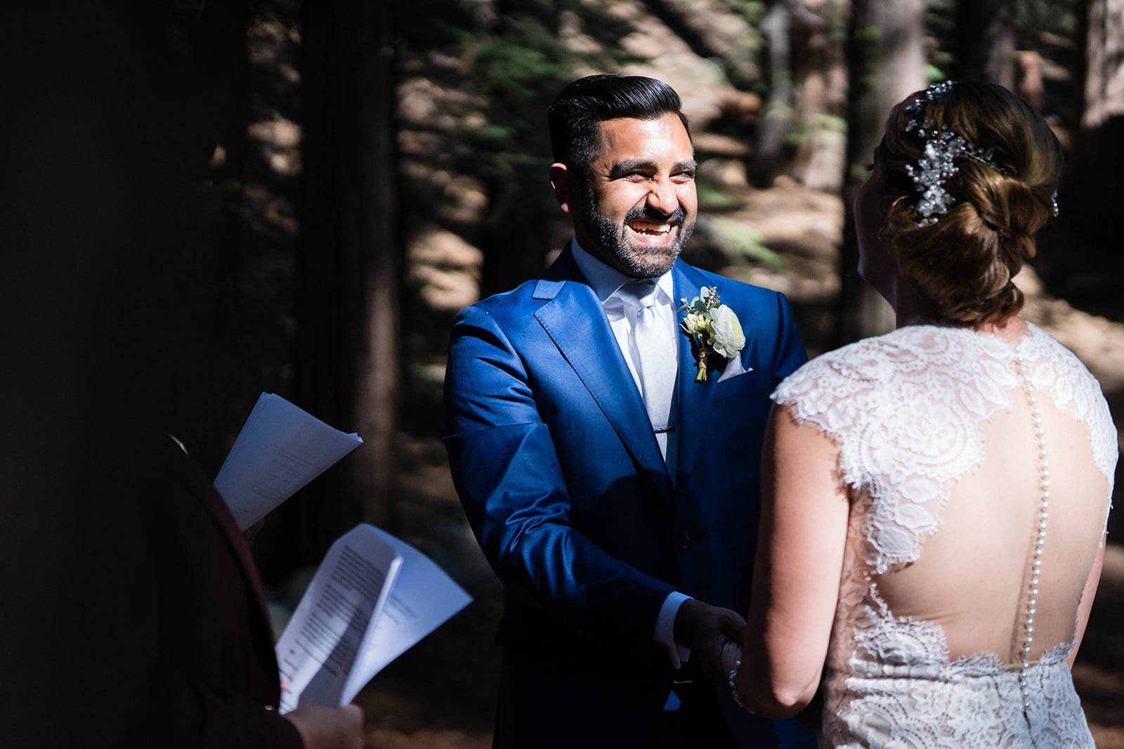 mountain wedding at twenty mile house, A Mountain Ceremony in the Sierra Nevada Pines