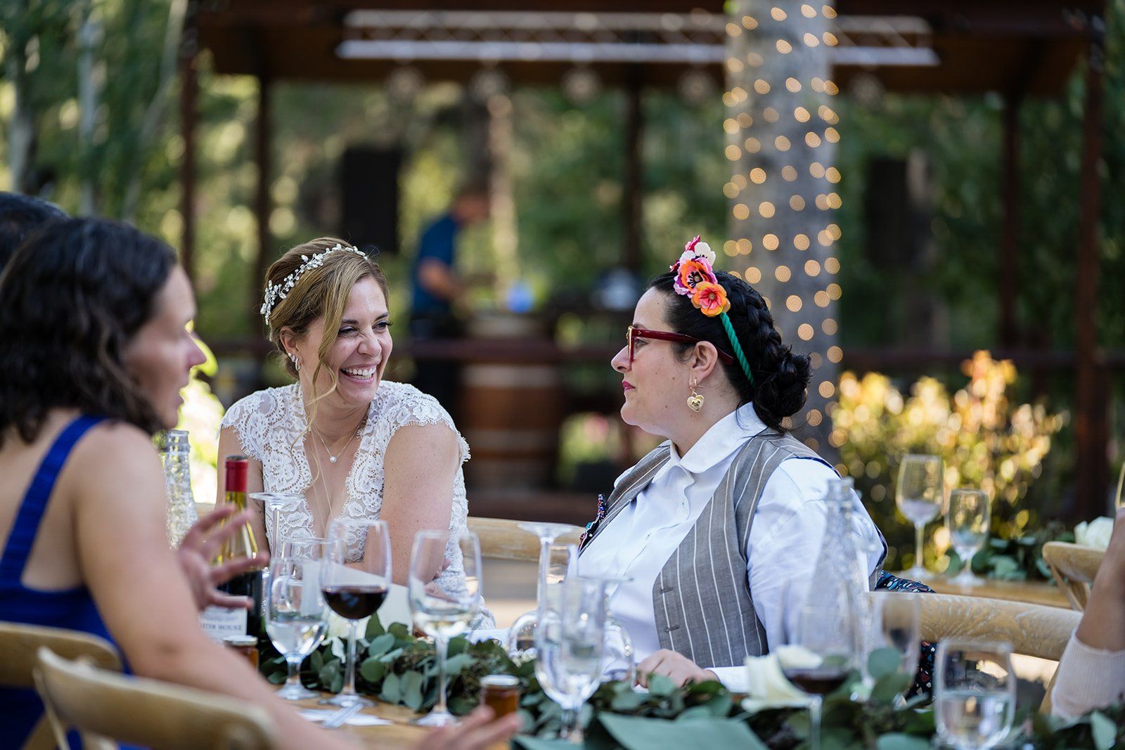 mountain wedding at twenty mile house, Dinner and Dancing on the Estate