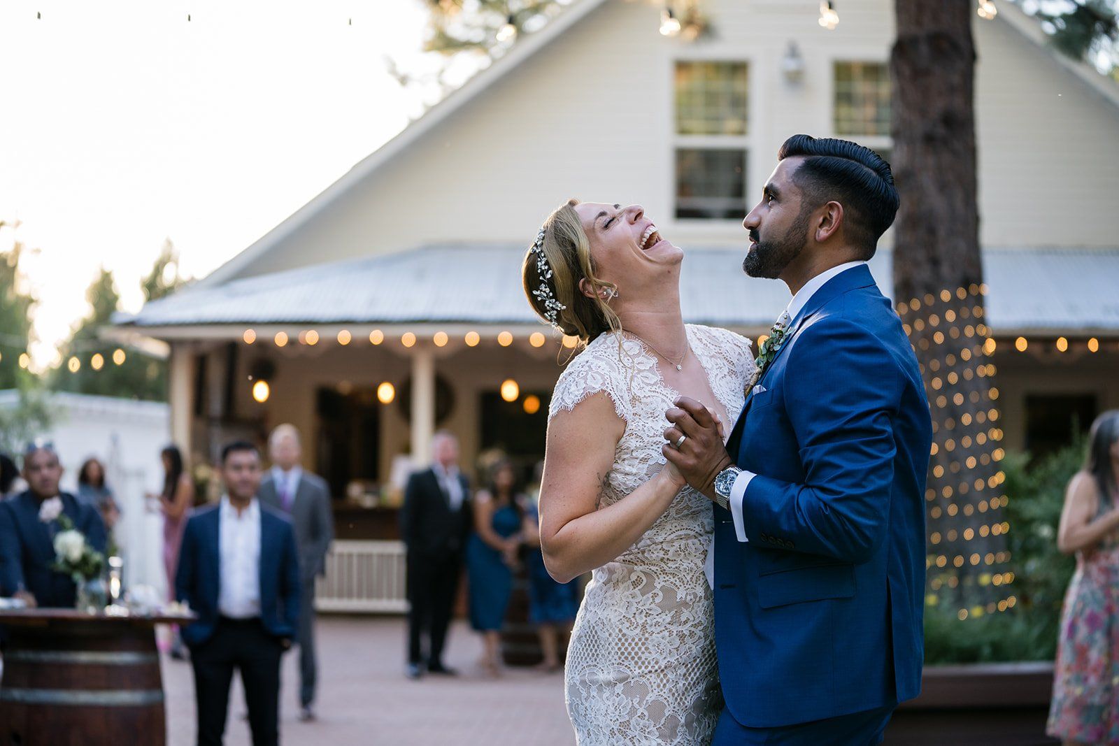 mountain wedding at twenty mile house, Dinner and Dancing on the Estate