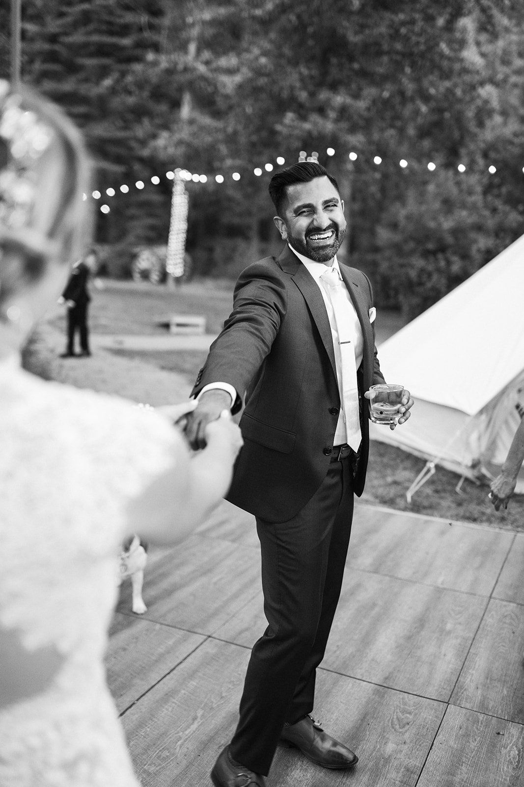 mountain wedding at twenty mile house, Dinner and Dancing on the Estate