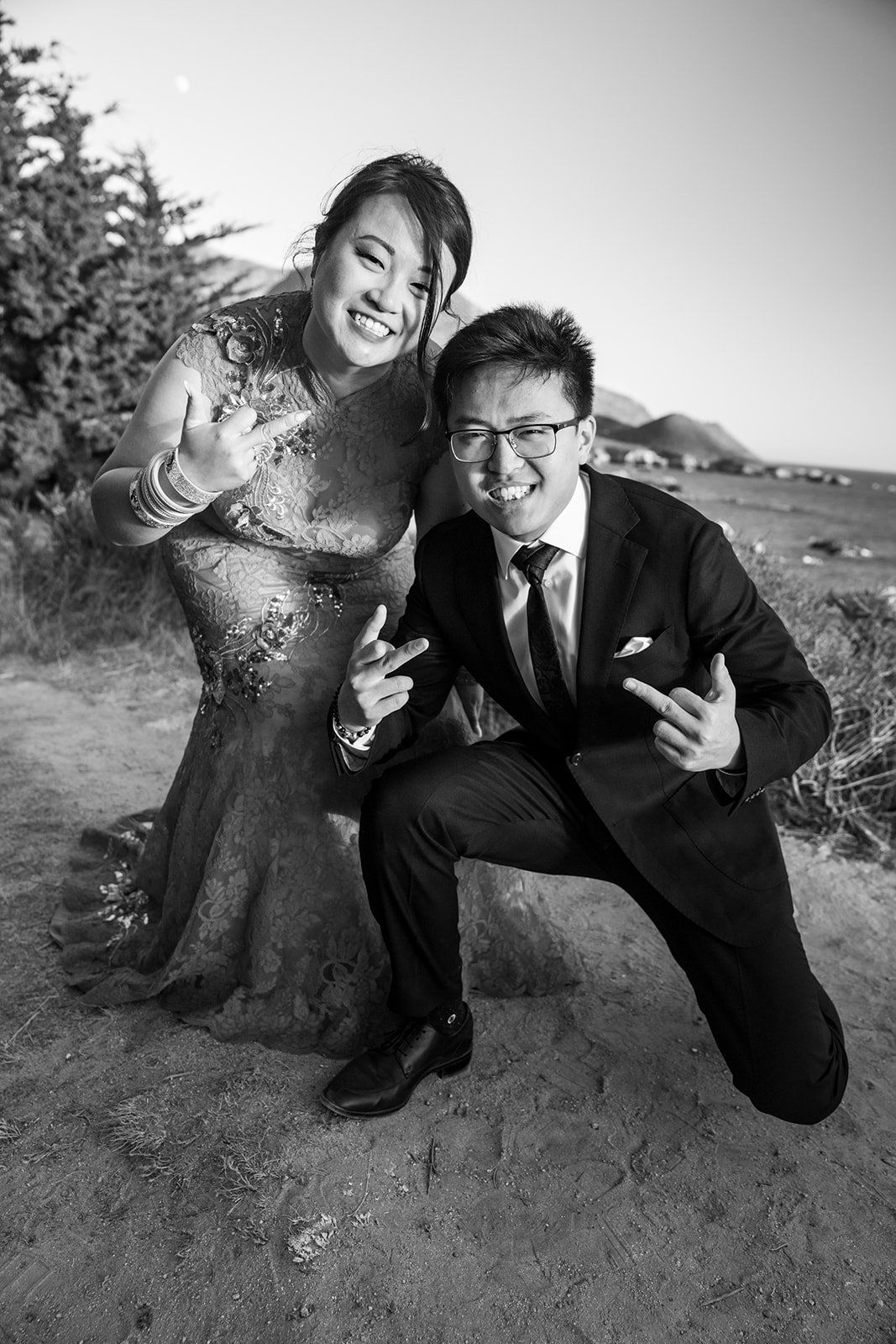 garrapata state park elopement, A Champagne Toast Above the Pacific