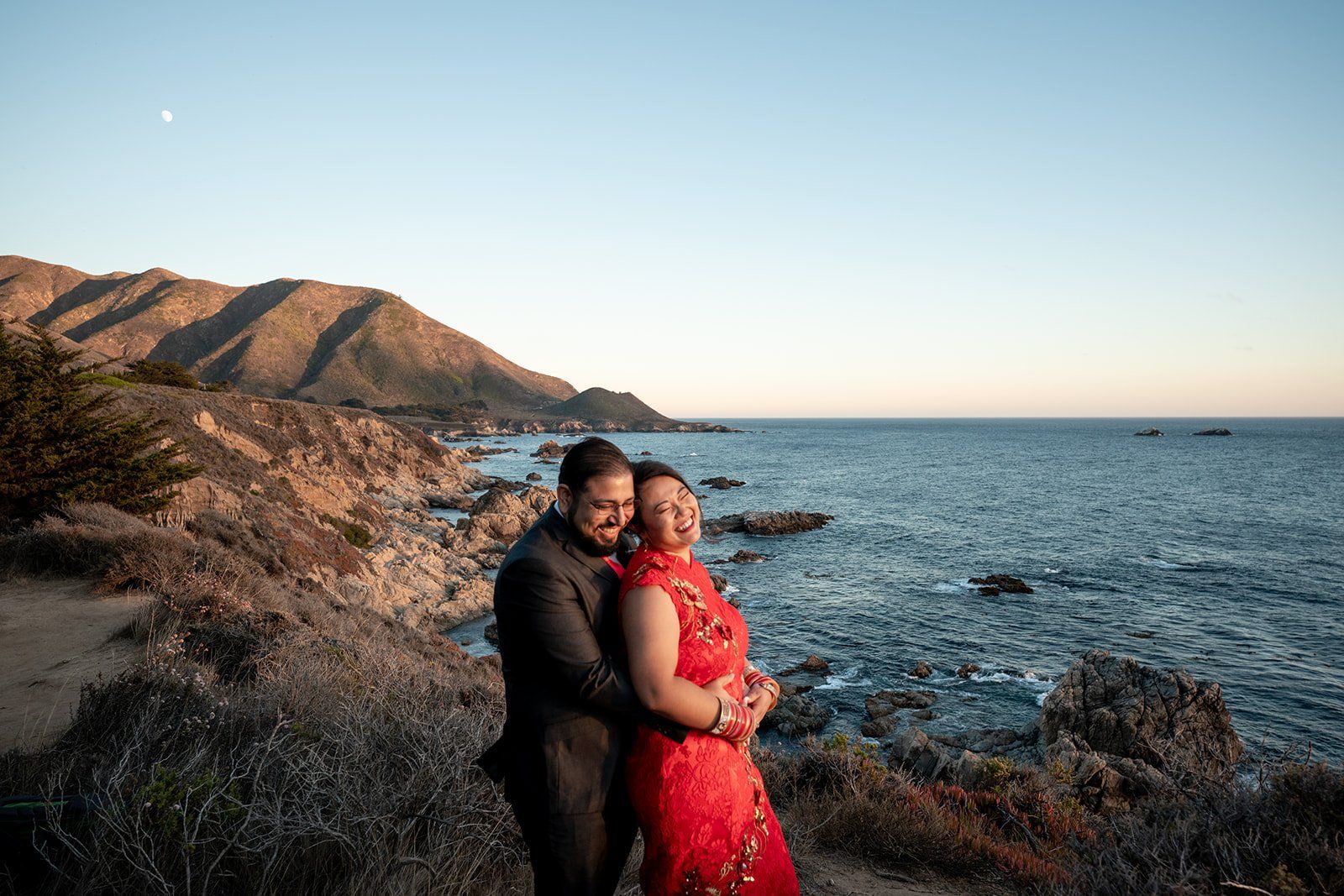 garrapata state park elopement, A Champagne Toast Above the Pacific