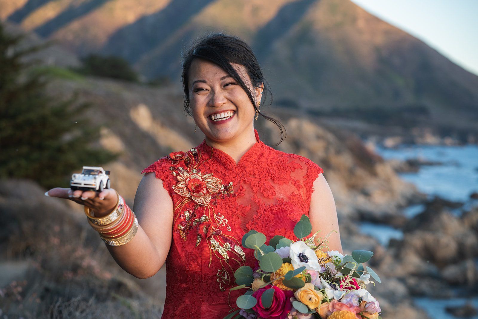 garrapata state park elopement, A Champagne Toast Above the Pacific