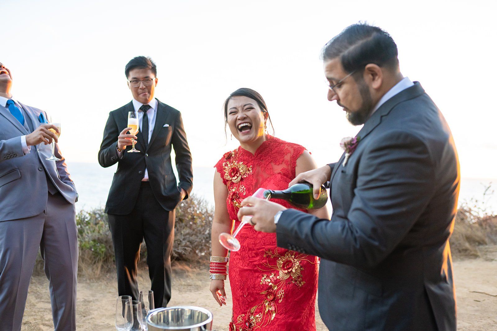 garrapata state park elopement, A Champagne Toast Above the Pacific