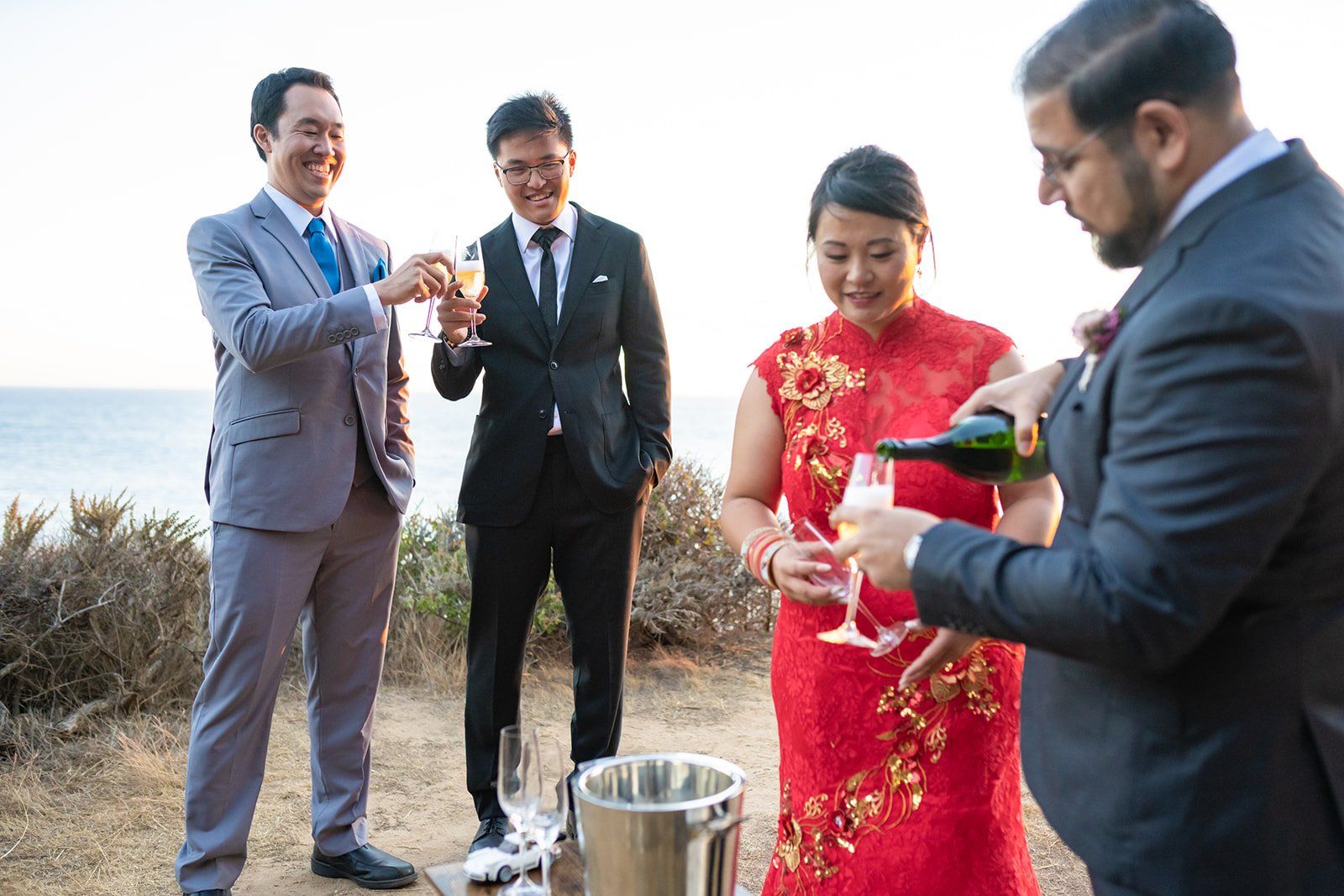 garrapata state park elopement, The Seventh & Dolores Reception in Carmel-by-the-Sea