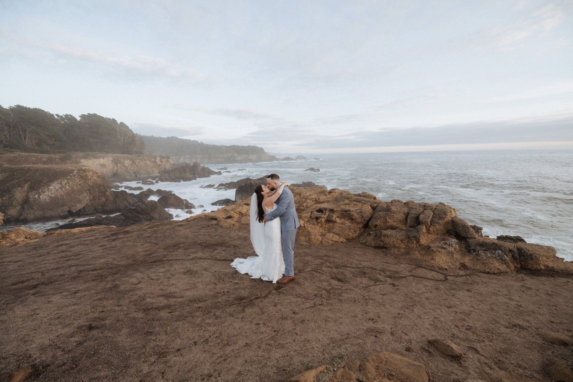 halloween cliffside elopement in jenner, Portraits Along the Sonoma Coast Headlands
