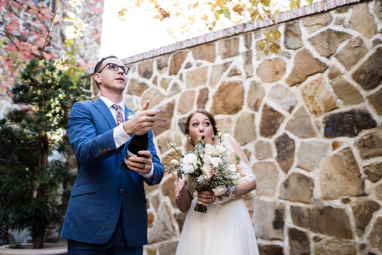 college-sweethearts vineyard elopement at jacuzzi family vineyards, A Wine Tasting for Two to Close the Day