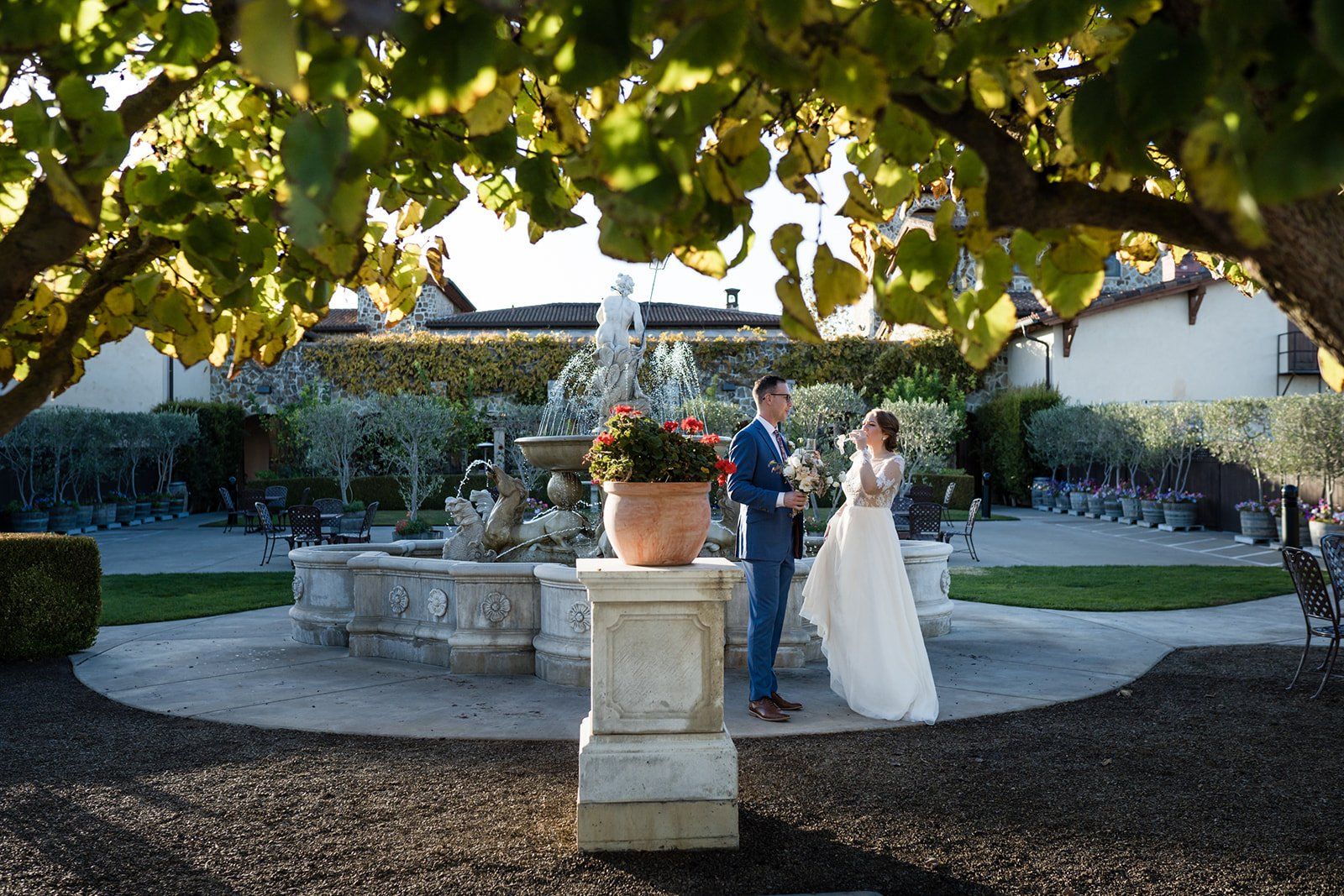 college-sweethearts vineyard elopement at jacuzzi family vineyards, A Two-Person Vineyard Ceremony in Sonoma