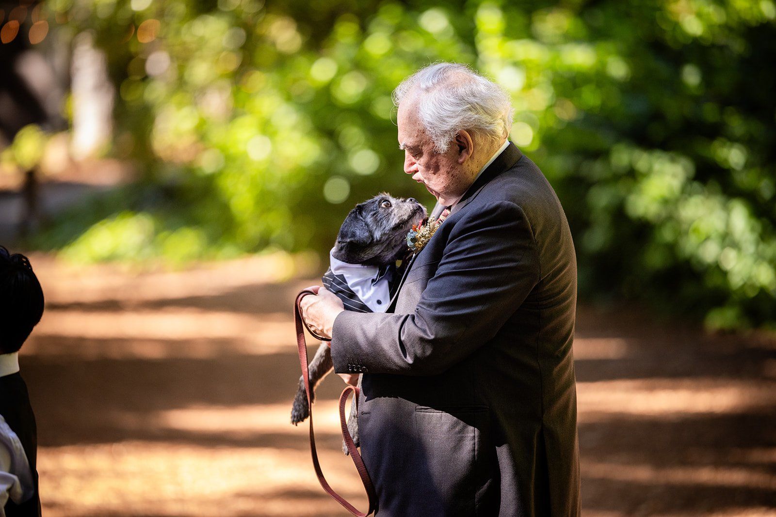 redwoods barn wedding at sand rock farm, Vows in the Redwood Grove