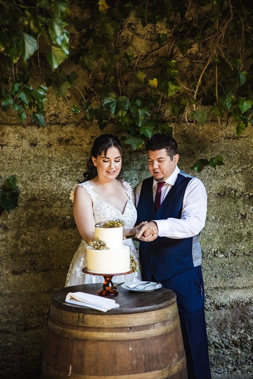 redwoods barn wedding at sand rock farm, Dinner Under the Ivy, Then the Barn