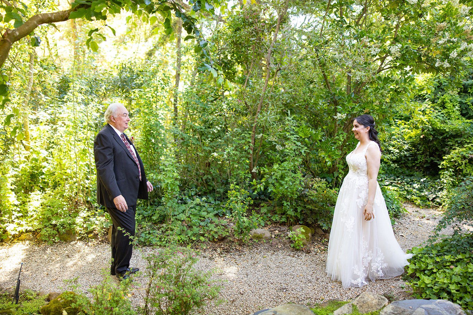 redwoods barn wedding at sand rock farm, Vows in the Redwood Grove