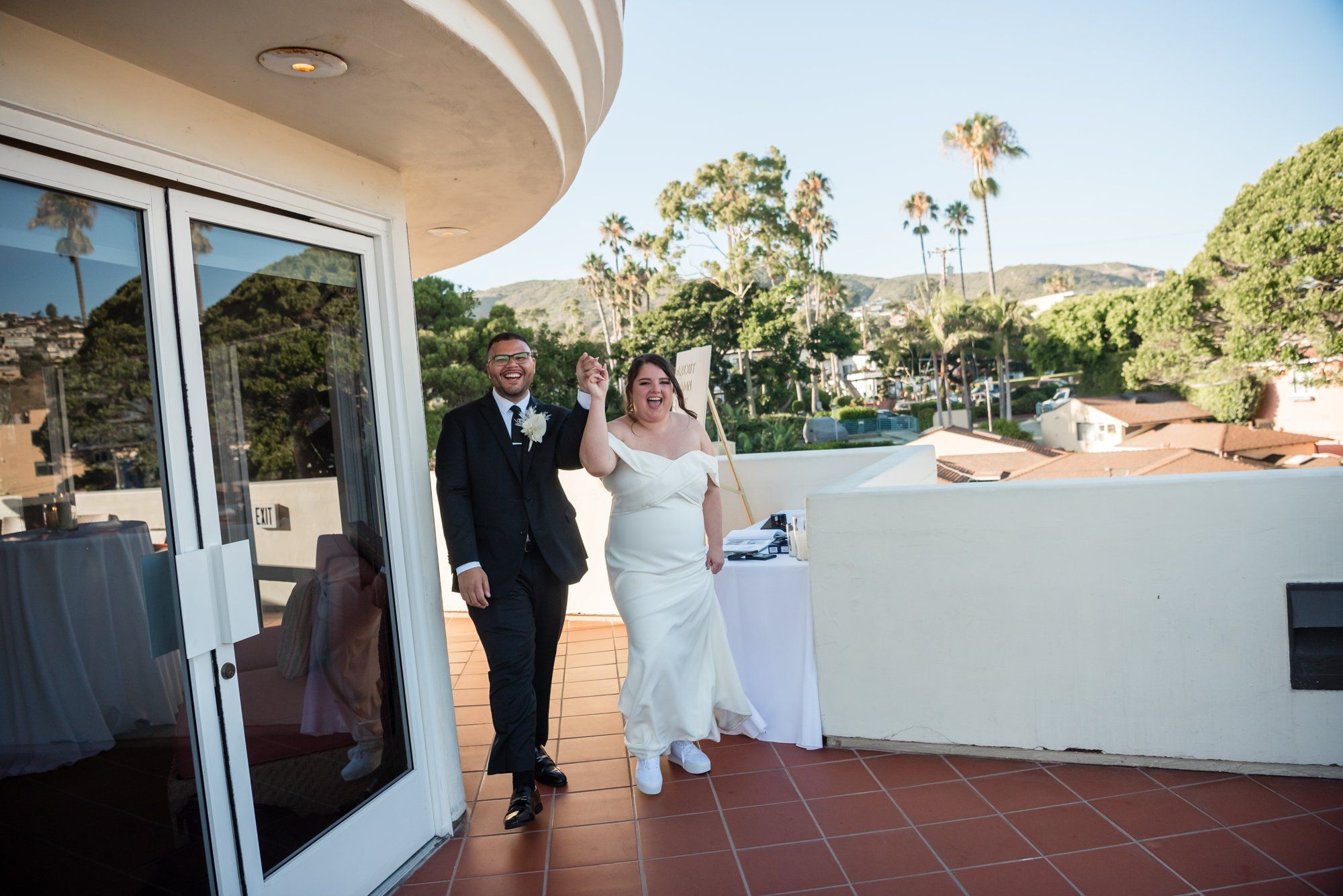 oceanfront inn micro wedding at The Inn at Laguna Beach, Oceanfront Portraits on the Bluff