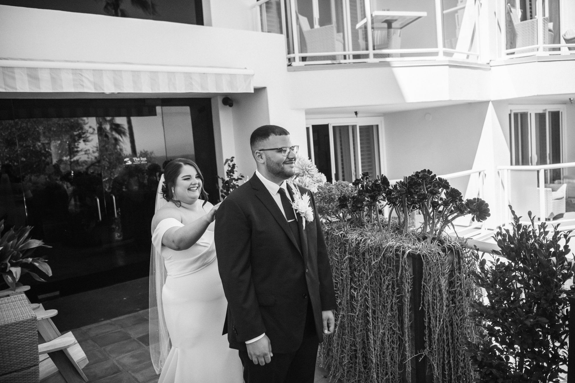 oceanfront inn micro wedding at The Inn at Laguna Beach, A Rooftop-Ocean Ceremony at The Inn at Laguna Beach