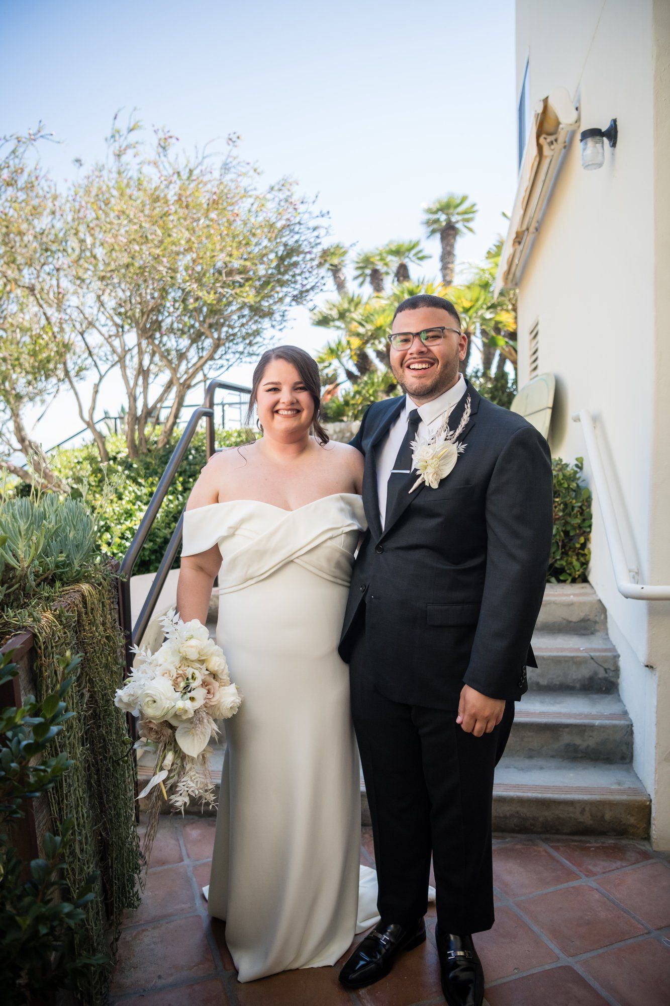oceanfront inn micro wedding at The Inn at Laguna Beach, Oceanfront Portraits on the Bluff