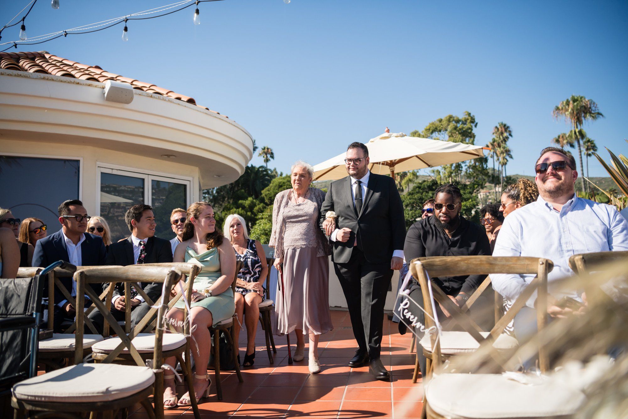 oceanfront inn micro wedding at The Inn at Laguna Beach, A Rooftop-Ocean Ceremony at The Inn at Laguna Beach