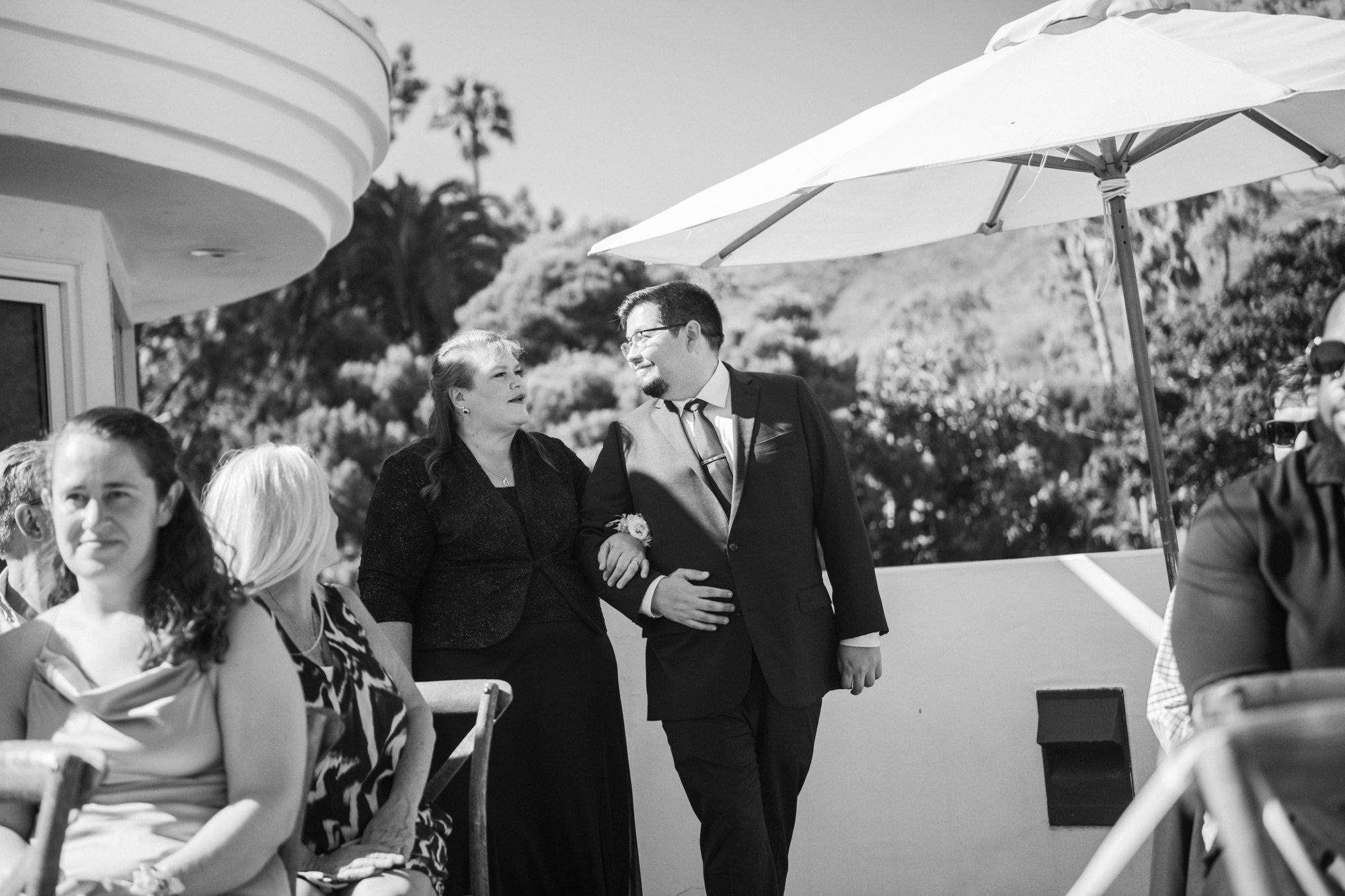 oceanfront inn micro wedding at The Inn at Laguna Beach, A Rooftop-Ocean Ceremony at The Inn at Laguna Beach