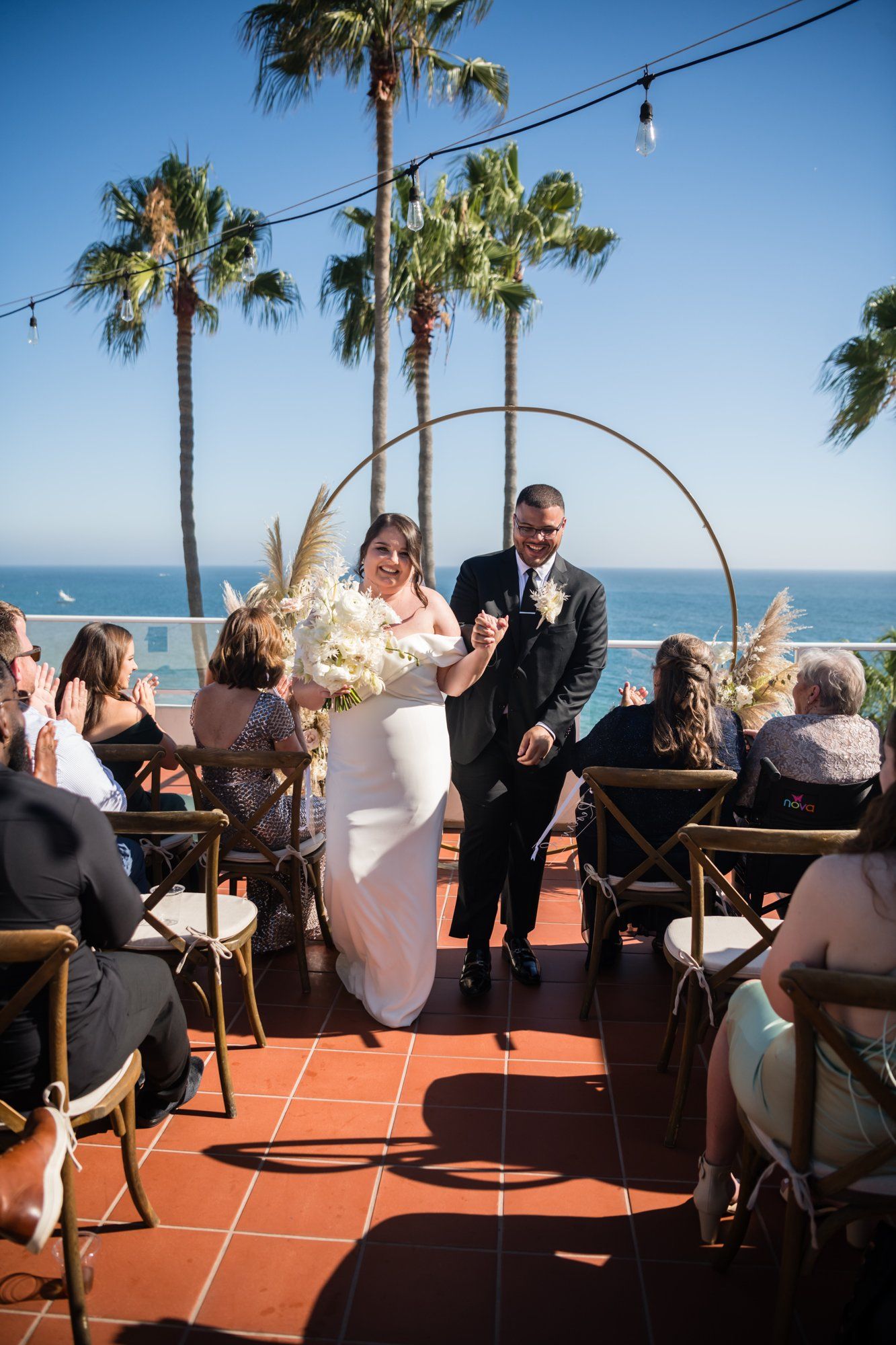 oceanfront inn micro wedding at The Inn at Laguna Beach, A Rooftop-Ocean Ceremony at The Inn at Laguna Beach