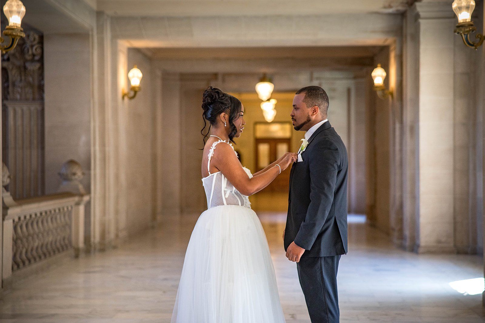 garden-venue wedding at the vault garden, sf, Vows Under the City Hall Rotunda