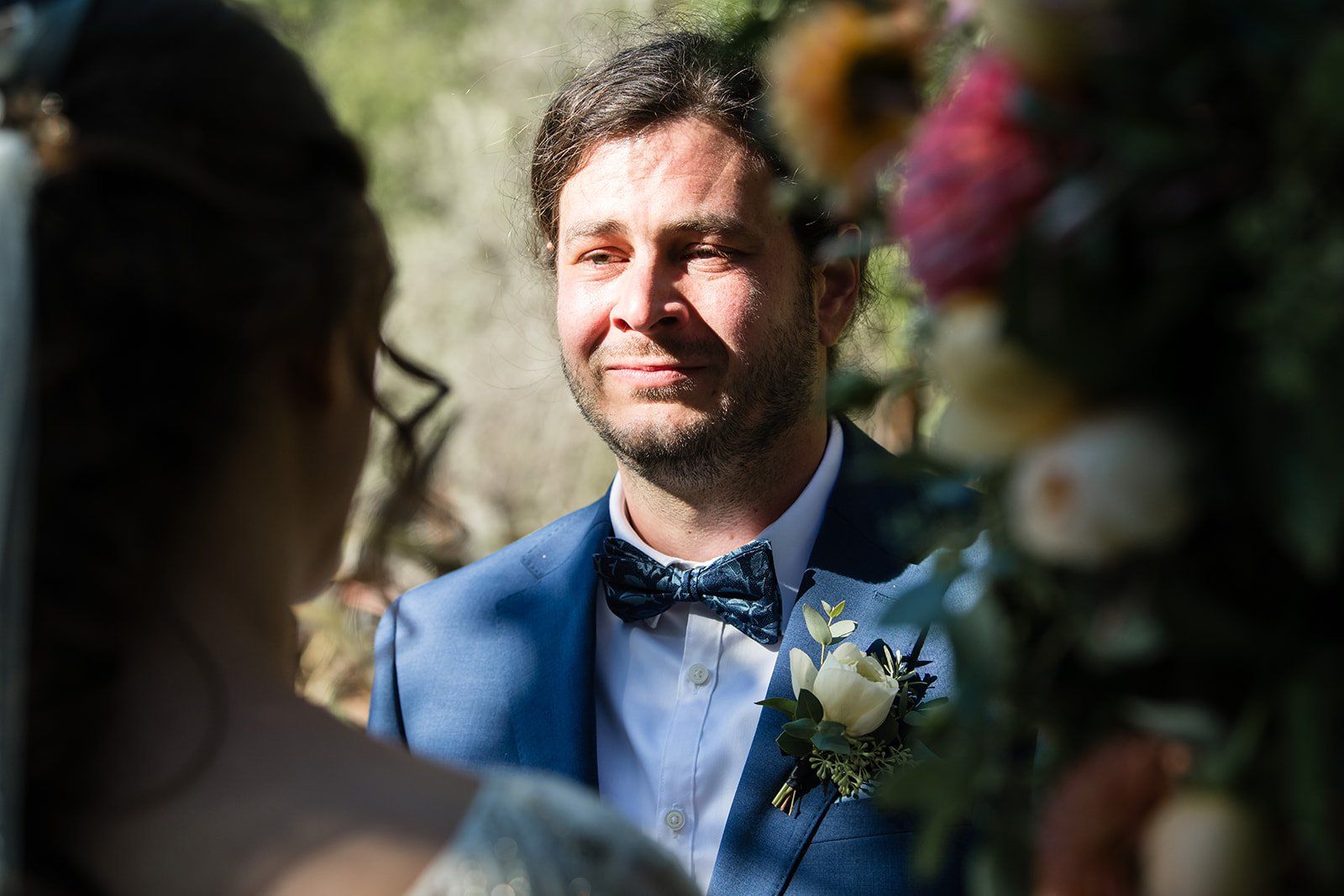 historic inn micro wedding at the old monterey inn, An Evening Ceremony in the Monterey Inn Garden