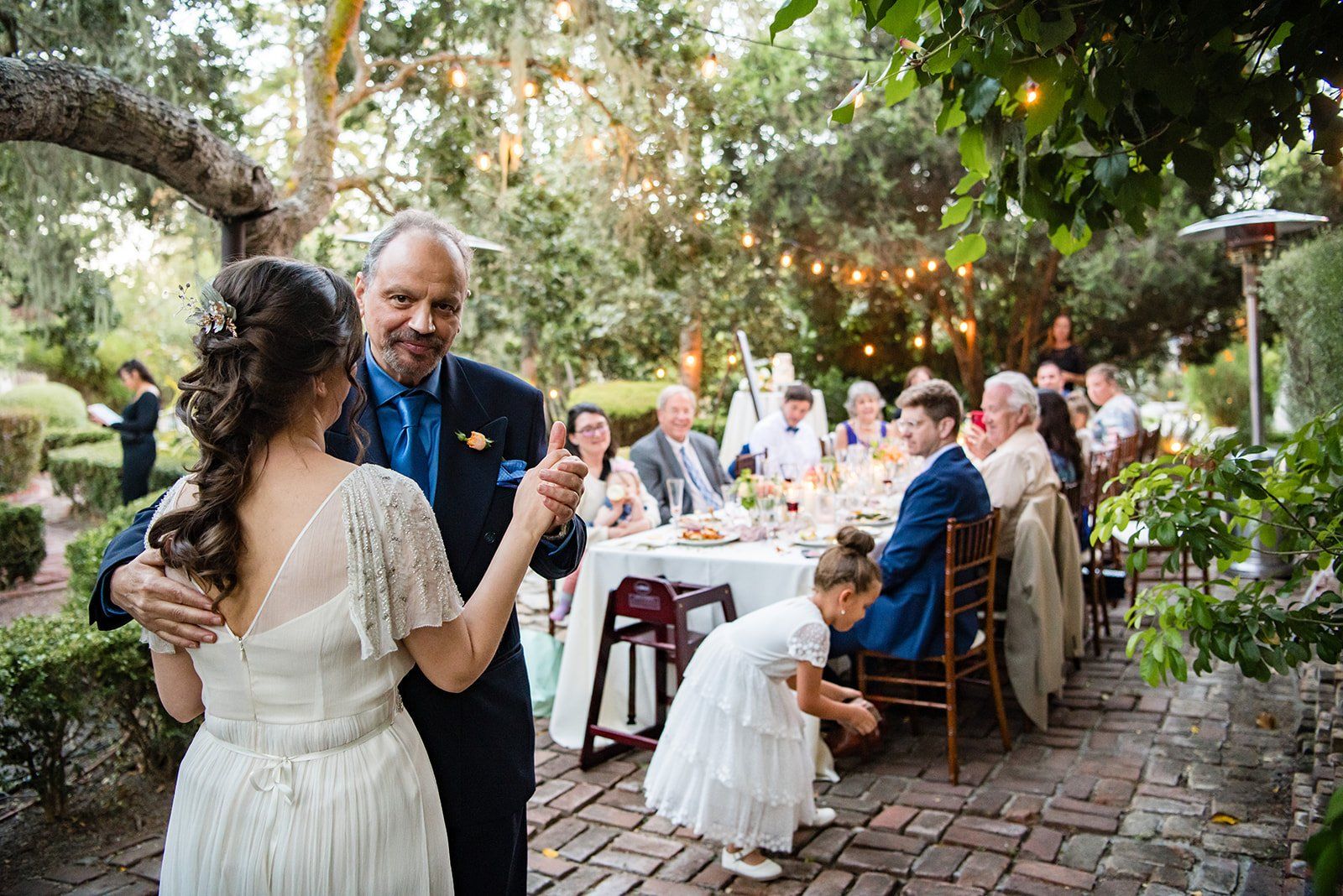 historic inn micro wedding at the old monterey inn, Family Portraits in the Gardens of a Historic Inn