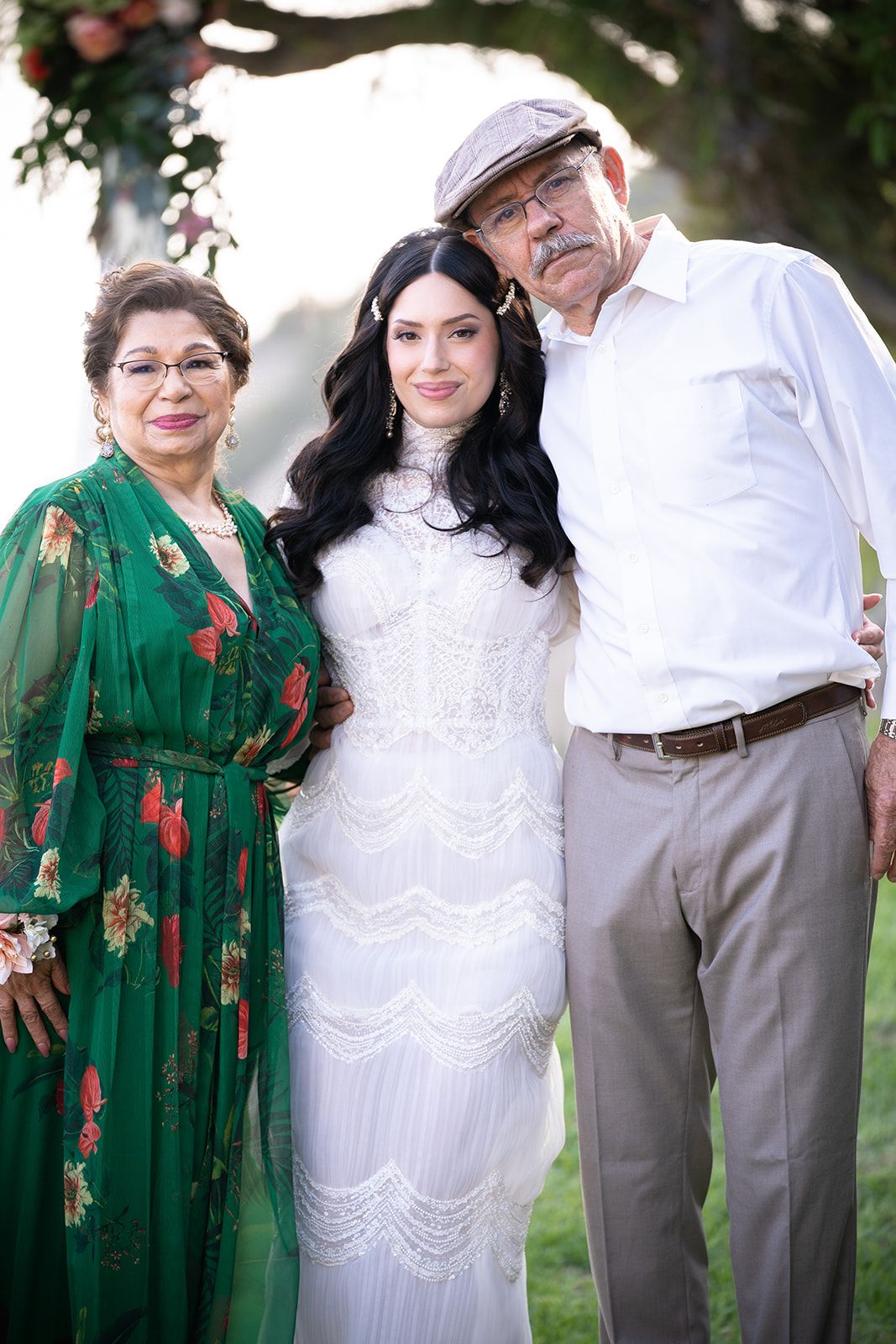 private estate micro wedding in Malibu, Family Portraits at the Malibu Private Estate
