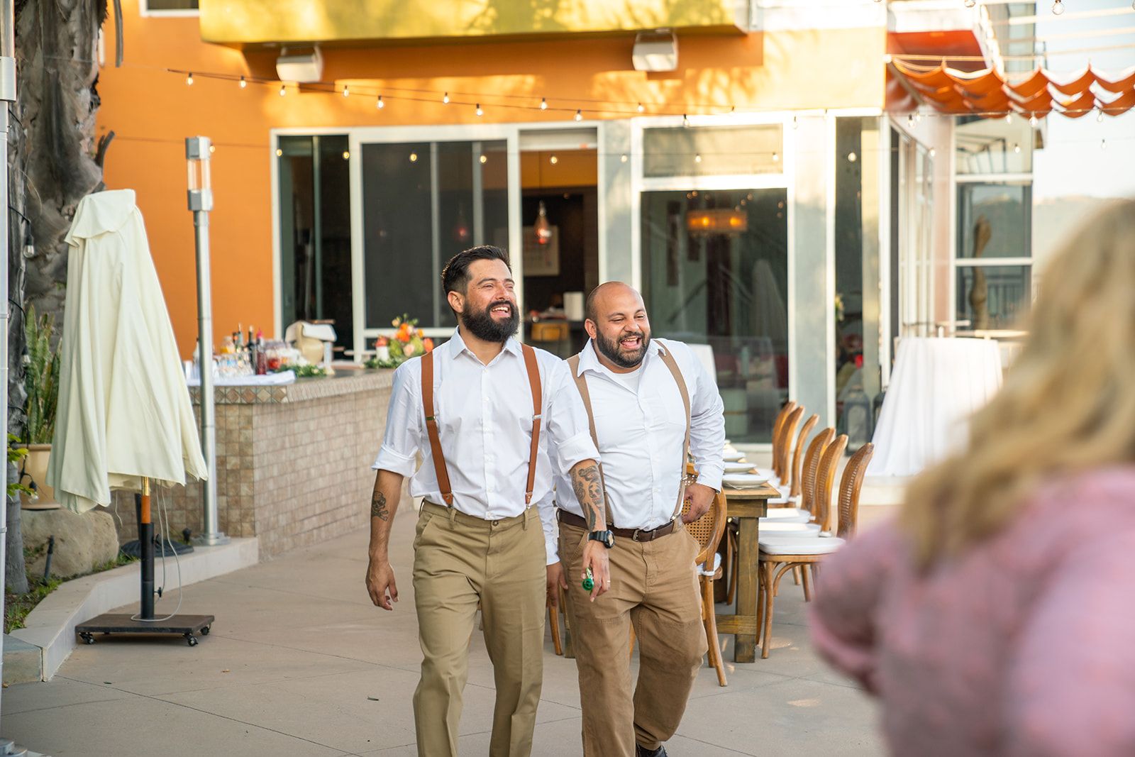 private estate micro wedding in Malibu, Family Portraits at the Malibu Private Estate