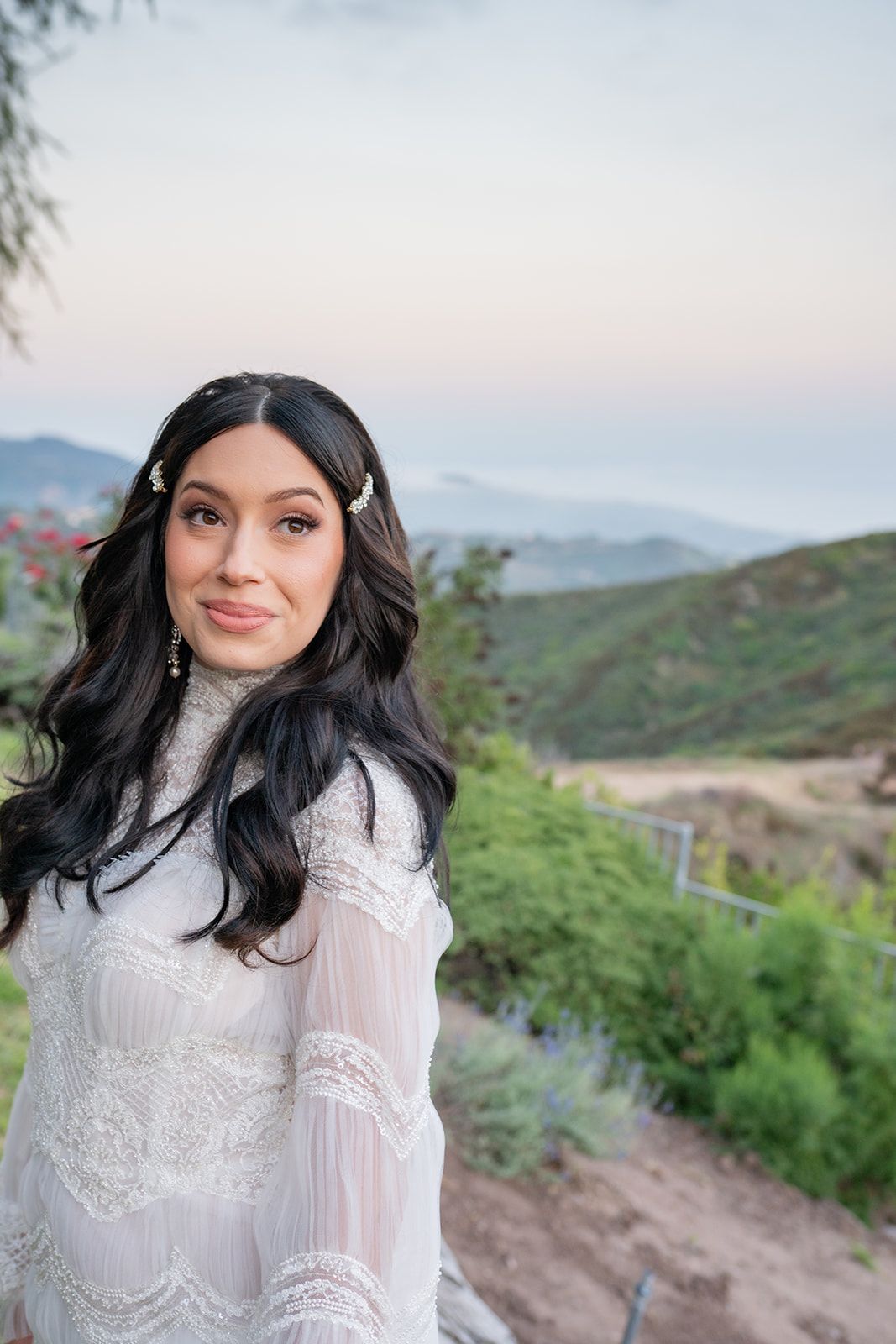 private estate micro wedding in Malibu, Family Portraits at the Malibu Private Estate