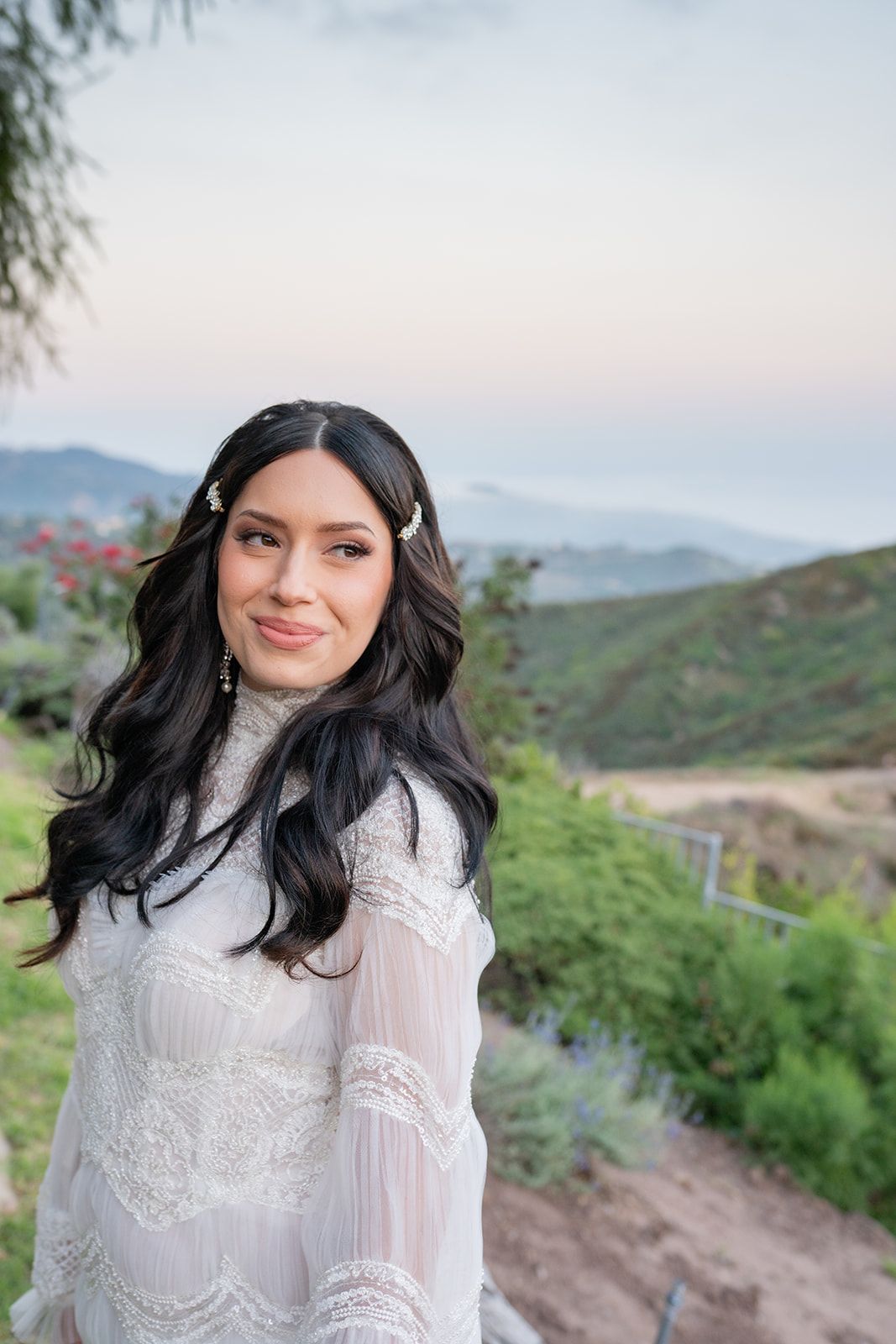 private estate micro wedding in Malibu, Family Portraits at the Malibu Private Estate