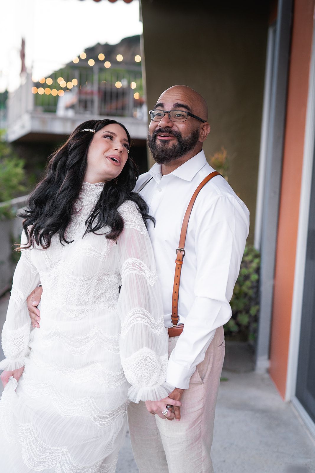 private estate micro wedding in Malibu, Family Portraits at the Malibu Private Estate