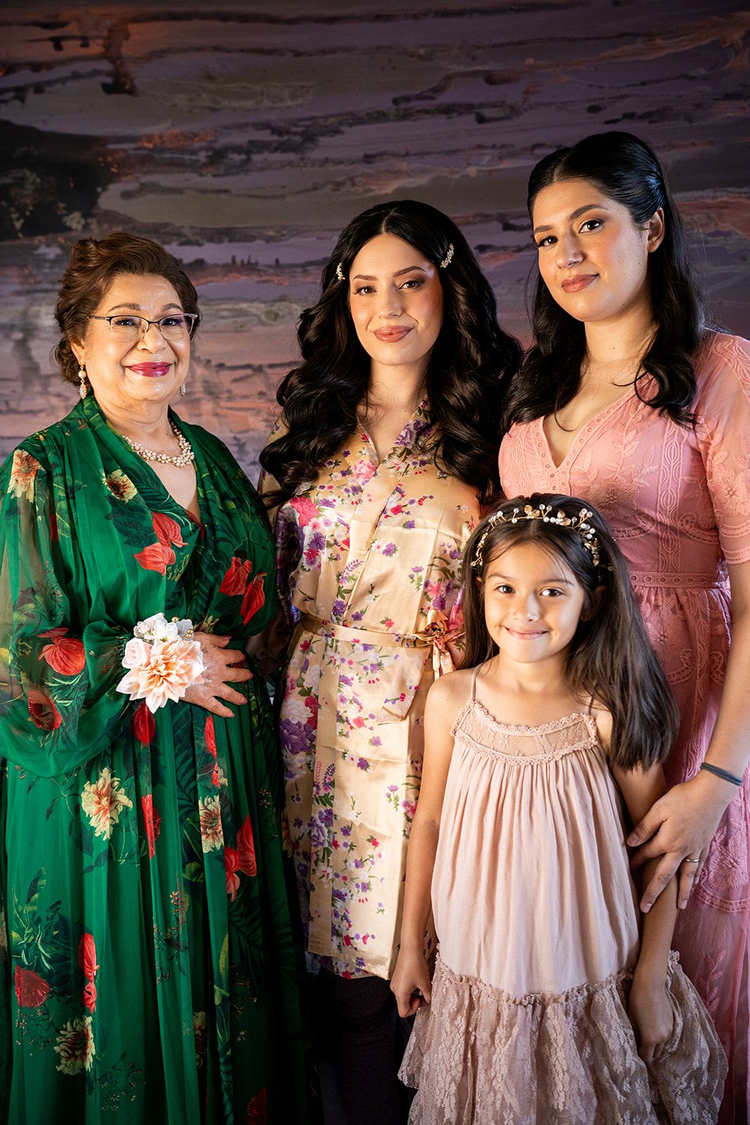 private estate micro wedding, malibu, Family Portraits at the Malibu Private Estate
