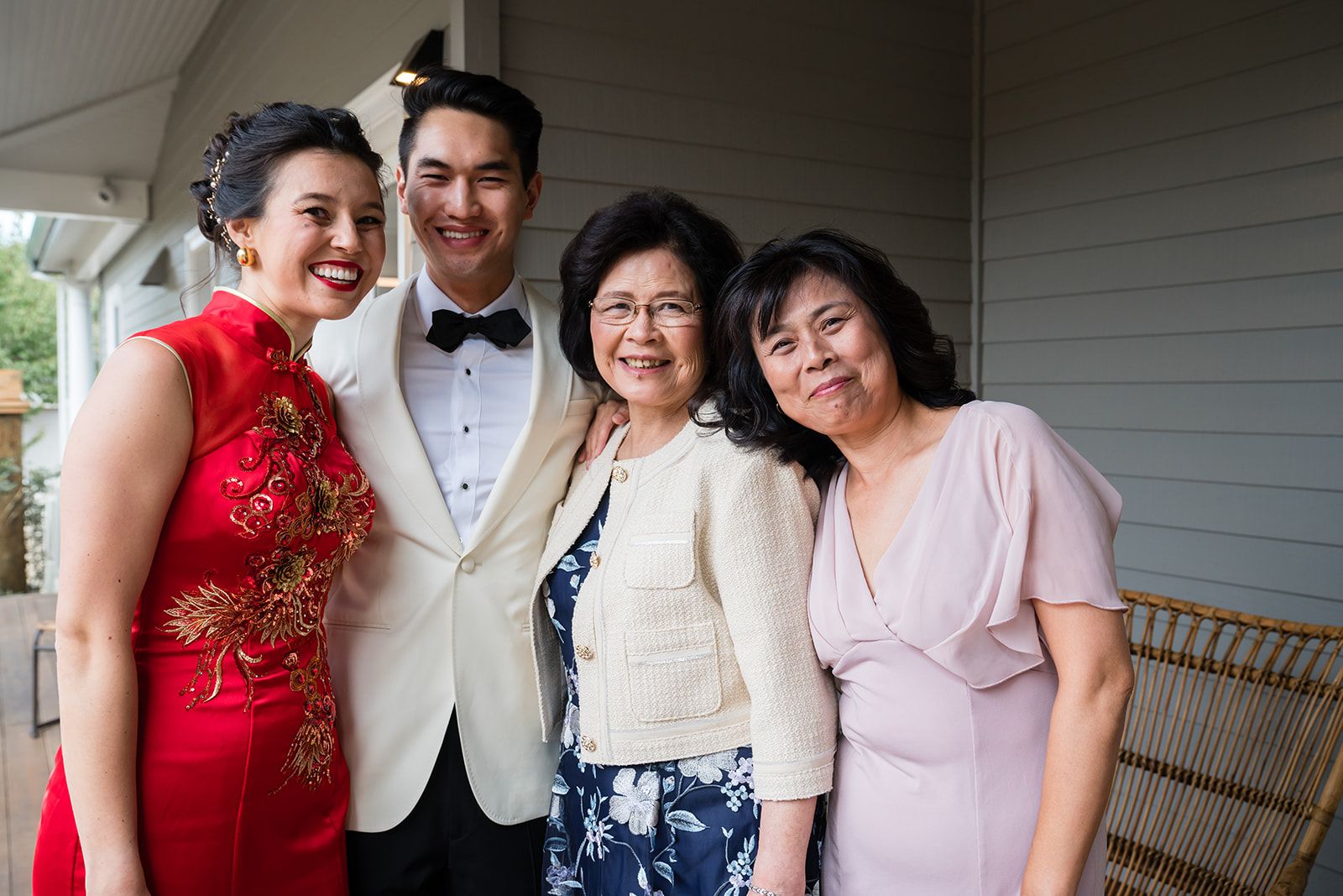 private ranch wedding in nicasio (70 guests), Family Photos Across the Marin Ranch
