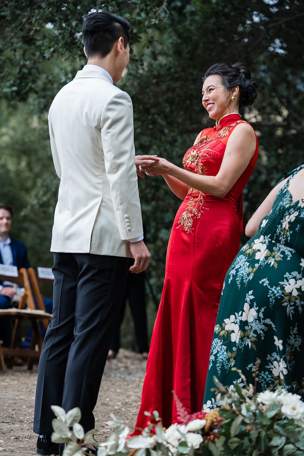 private ranch wedding in nicasio (70 guests), An Orchard Ceremony on the Private Ranch
