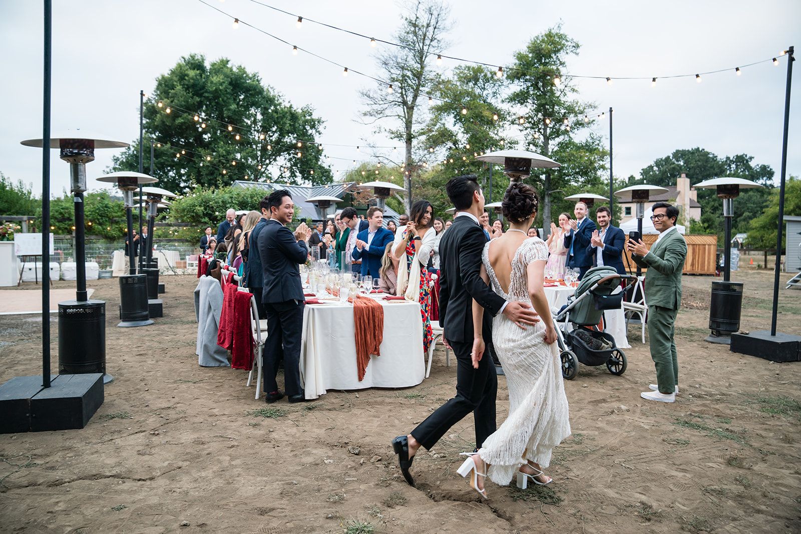 private ranch wedding in nicasio, Dinner and Dancing on the Ranch Veranda