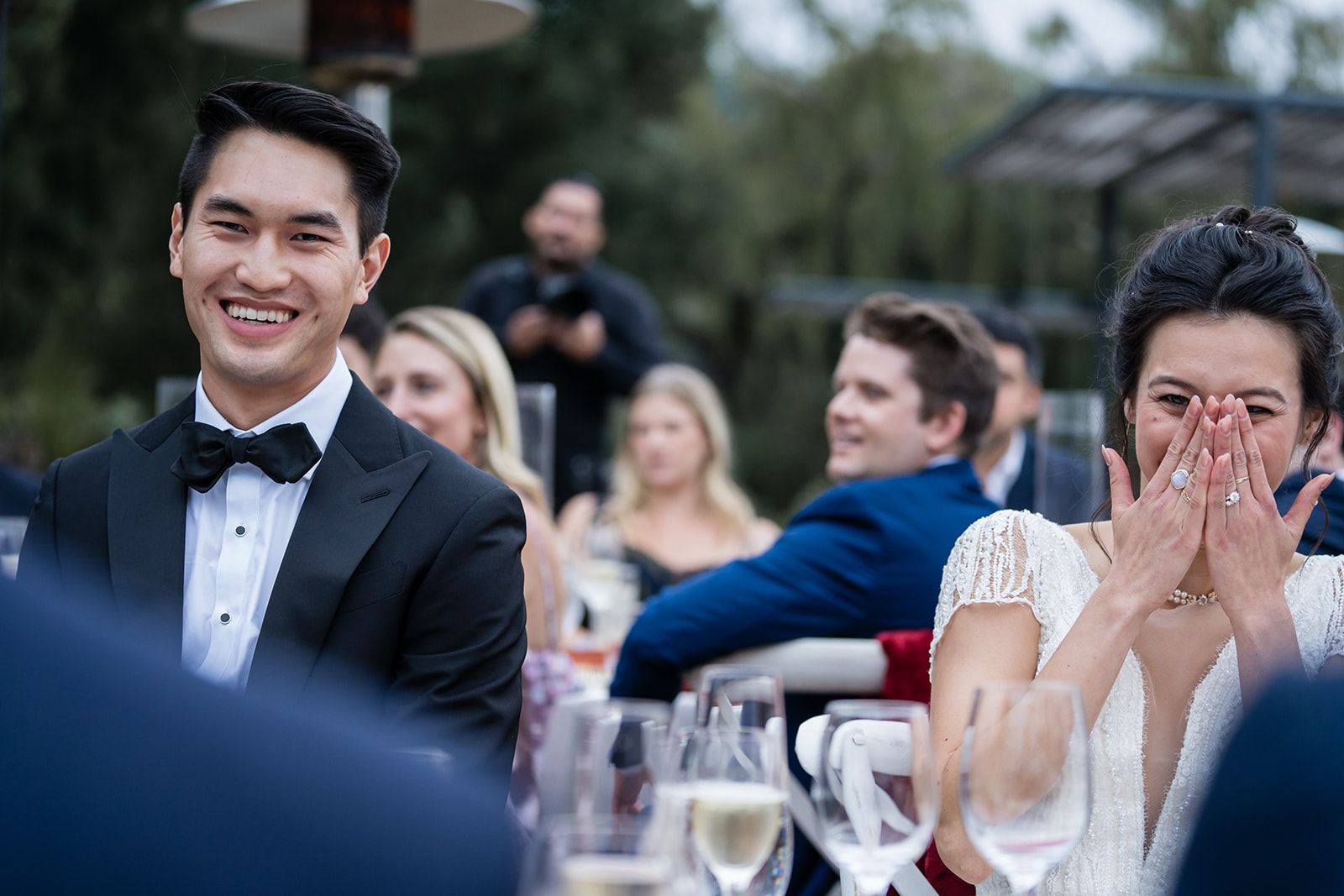 private ranch wedding in nicasio, Dinner and Dancing on the Ranch Veranda