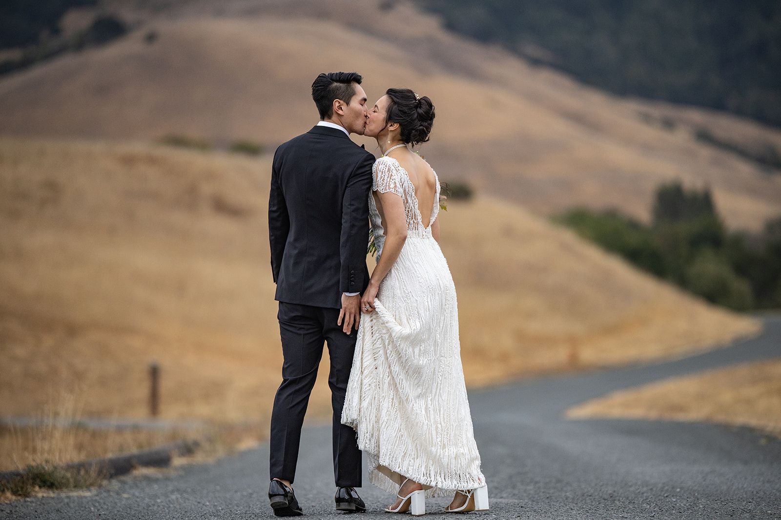 private ranch wedding in nicasio, An Orchard Ceremony on the Private Marin Ranch