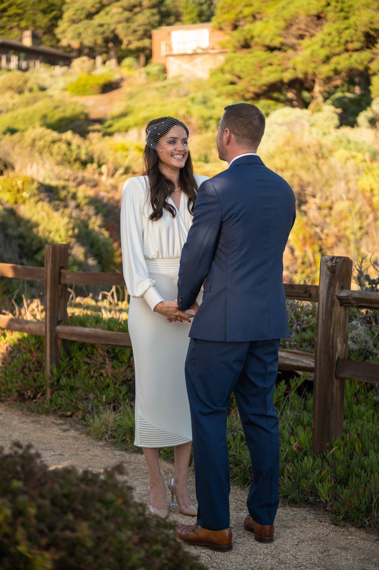 oceanfront resort micro wedding at heritage house, A Cliffside Resort Ceremony Above the Pacific