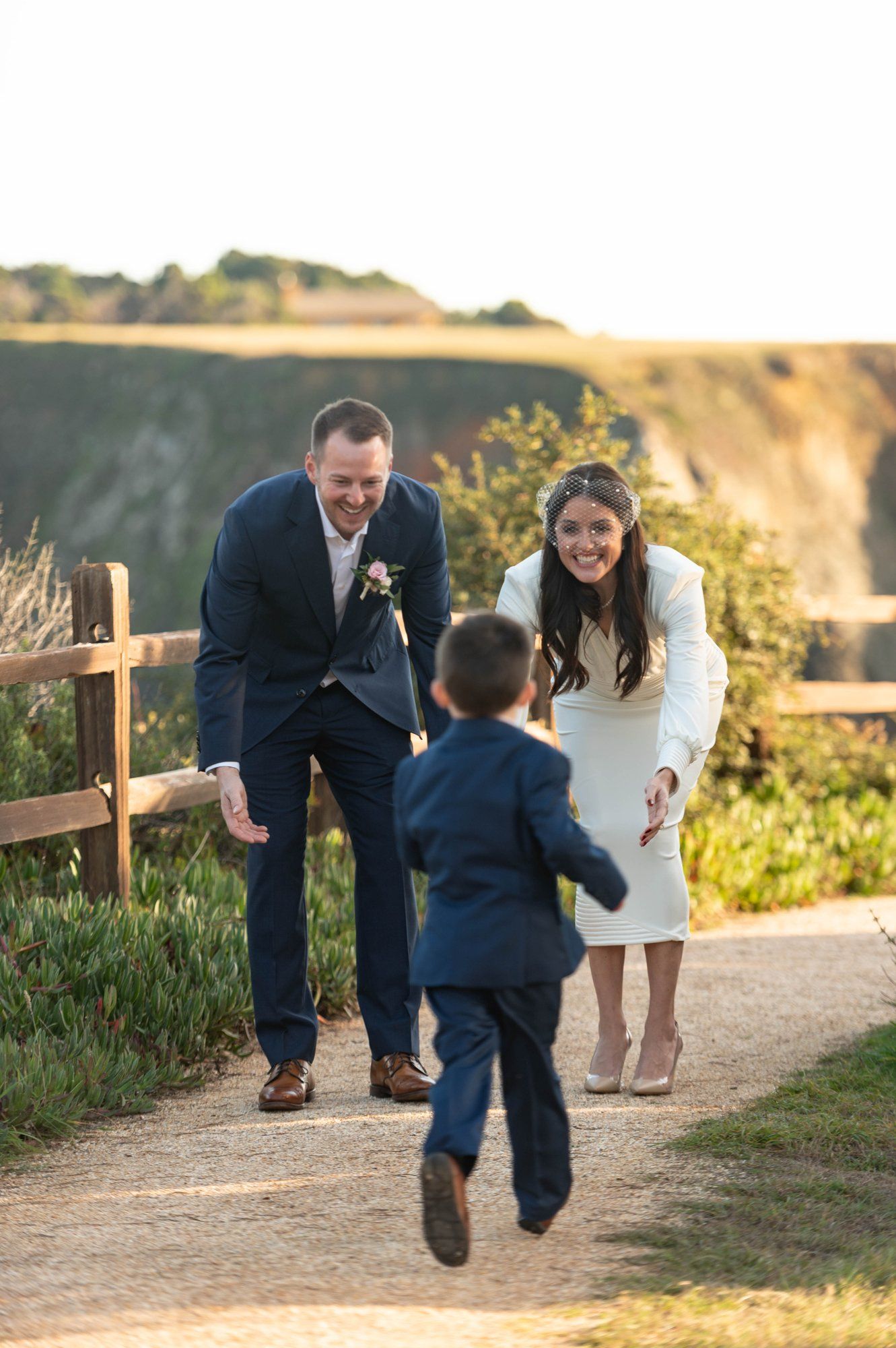 oceanfront resort micro wedding at heritage house, Portraits Along the Heritage House Bluffs