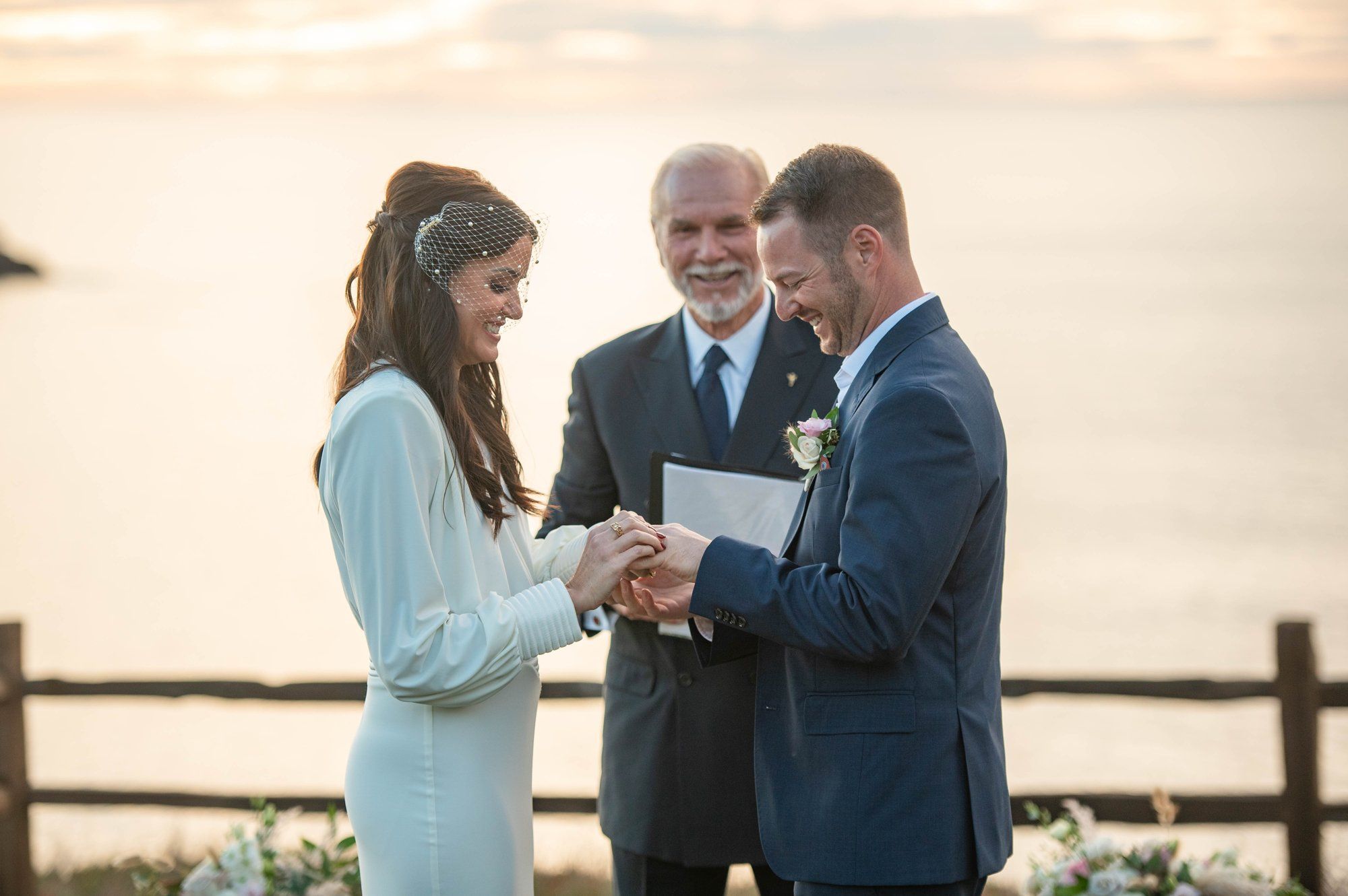 oceanfront resort micro wedding at heritage house, A Cliffside Resort Ceremony Above the Pacific
