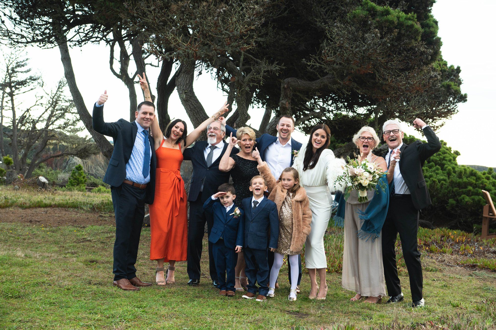 oceanfront resort micro wedding at heritage house, Portraits Along the Heritage House Bluffs