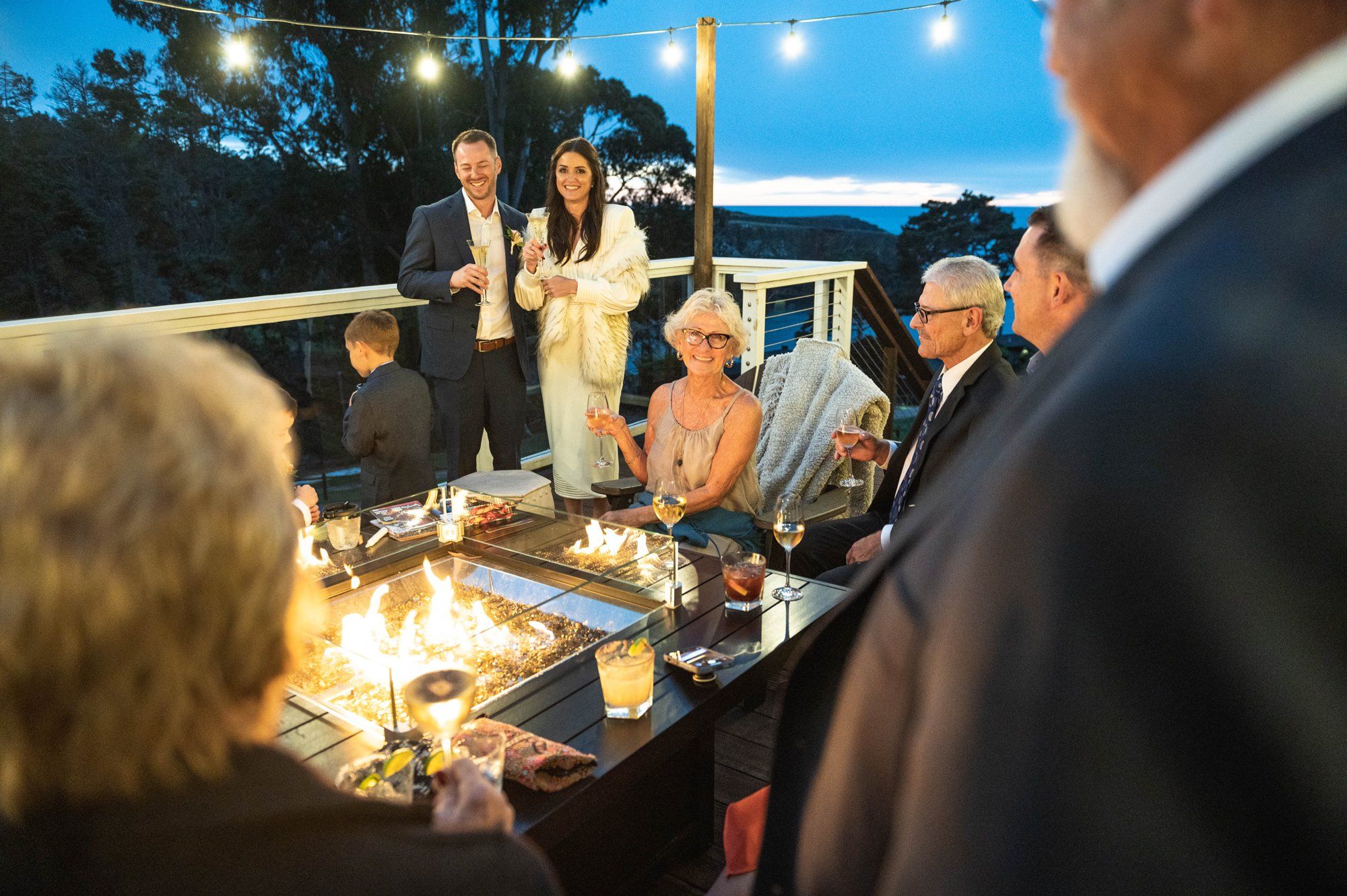 oceanfront resort micro wedding at Heritage House, Portraits Along the Heritage House Bluffs
